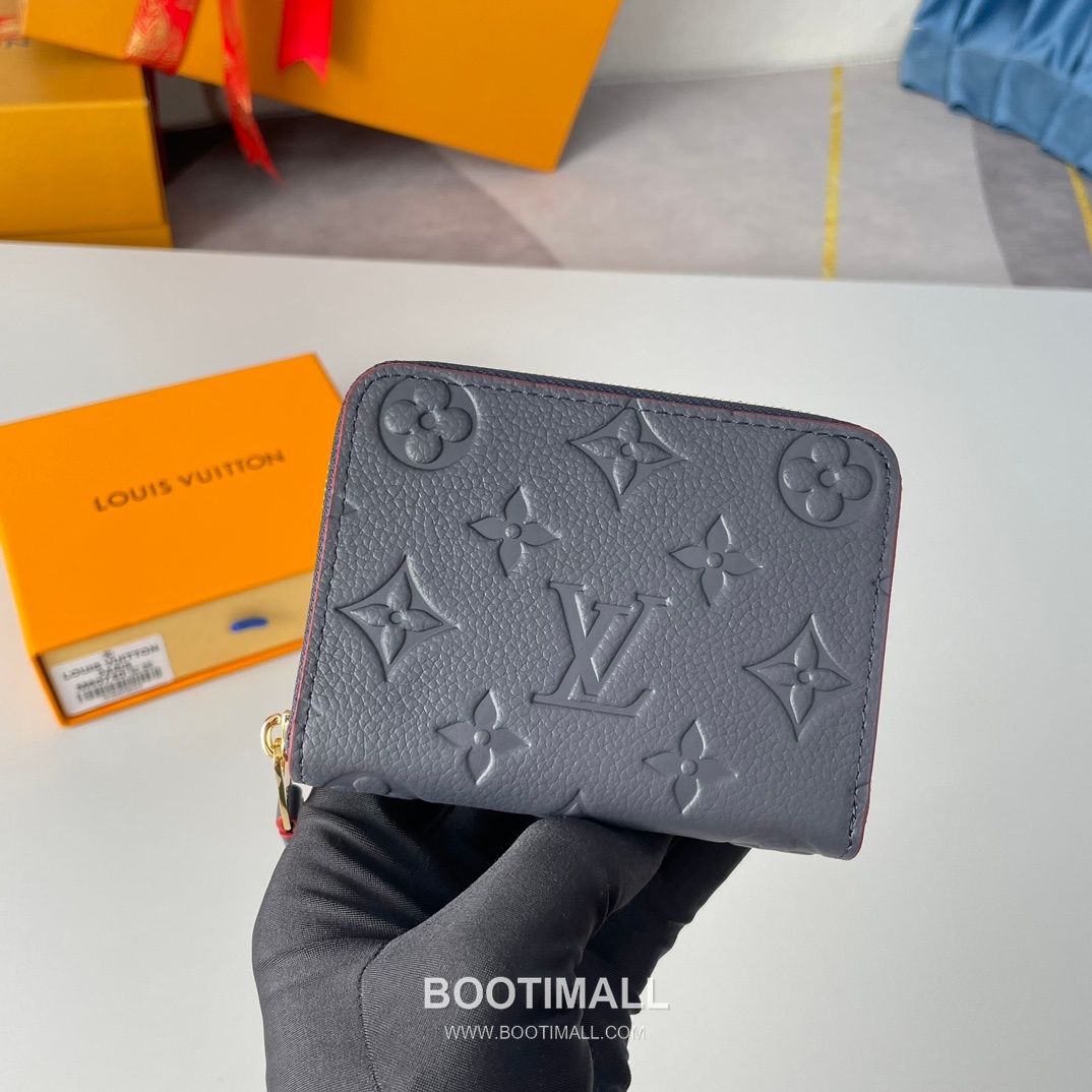 Louis Vuitton Zippy Coin Purse Monogram Empreinte Wallet 루이비통 지피 코인 퍼스 모노그램 앙프렝뜨 동전지갑 M60574 11cm 5