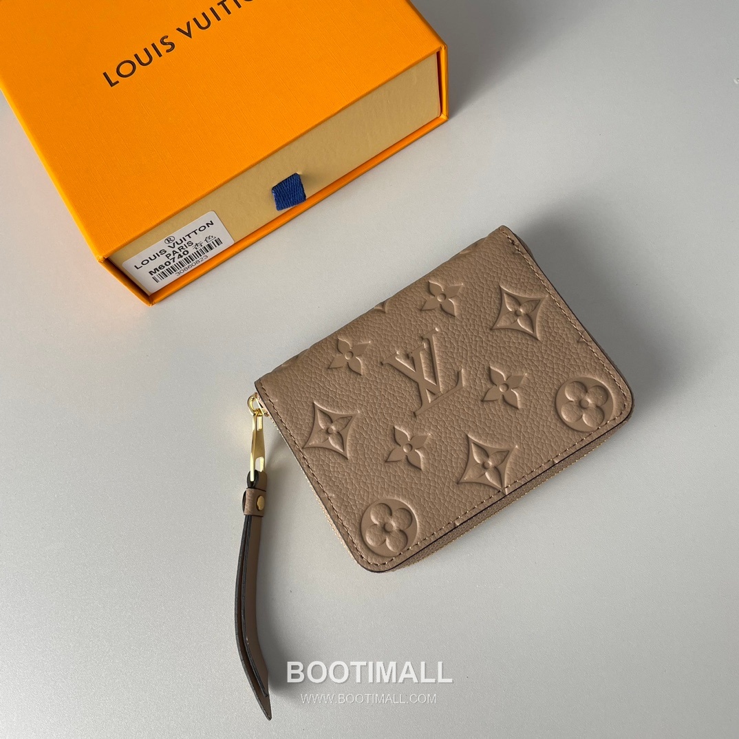 Louis Vuitton Zippy Coin Purse Monogram Empreinte Wallet 루이비통 지피 코인 퍼스 모노그램 앙프렝뜨 동전지갑 M60574 11cm 2