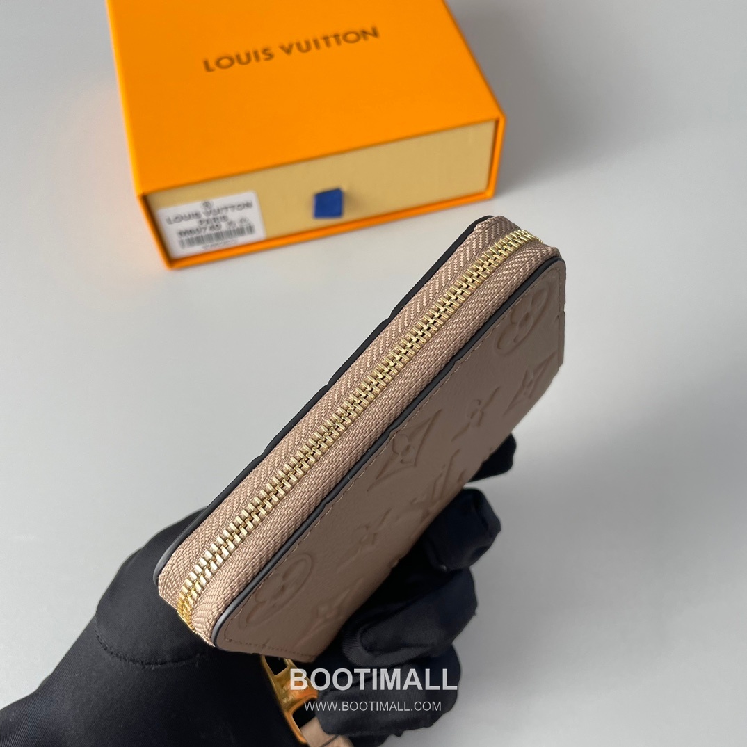 Louis Vuitton Zippy Coin Purse Monogram Empreinte Wallet 루이비통 지피 코인 퍼스 모노그램 앙프렝뜨 동전지갑 M60574 11cm 3