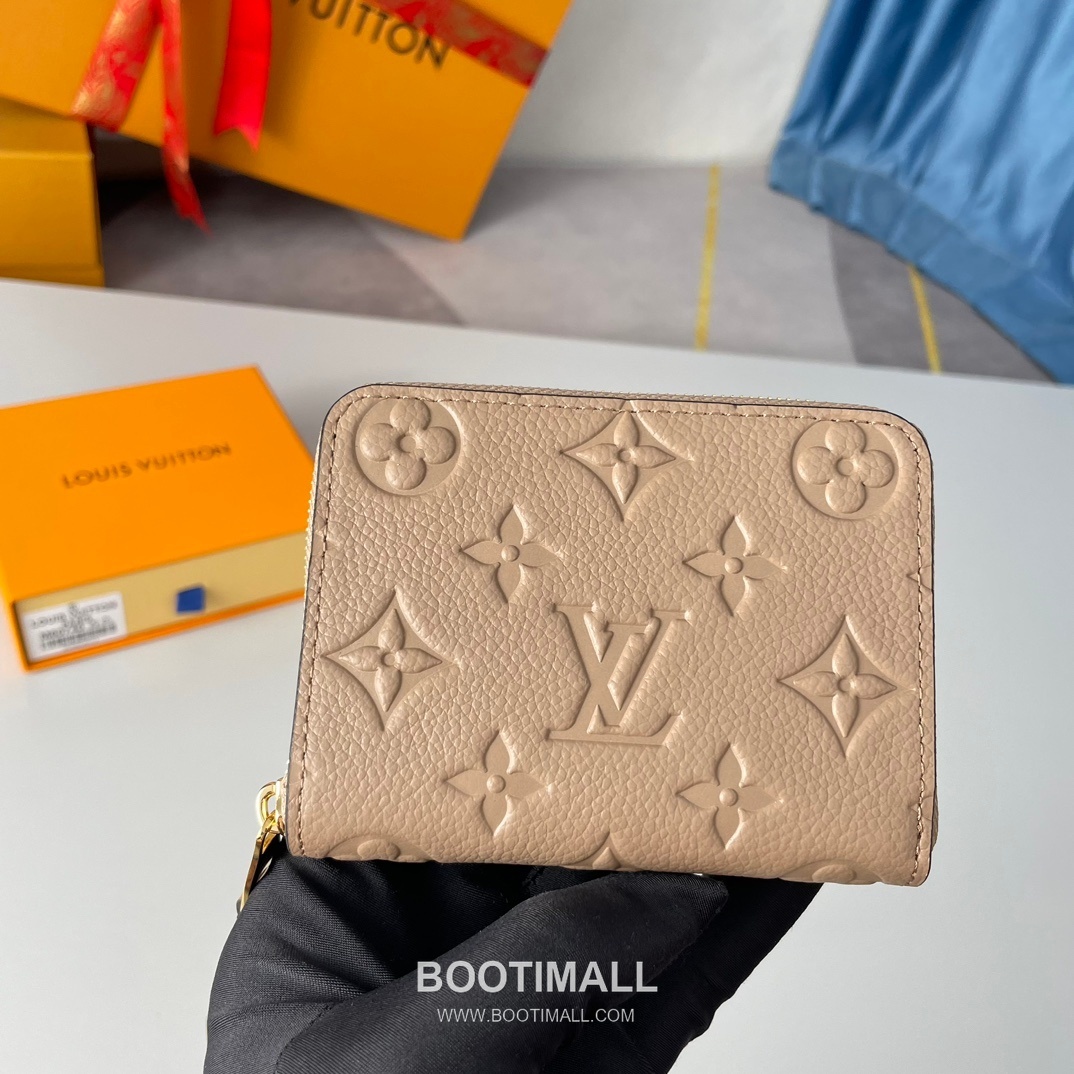 Louis Vuitton Zippy Coin Purse Monogram Empreinte Wallet 루이비통 지피 코인 퍼스 모노그램 앙프렝뜨 동전지갑 M60574 11cm 5