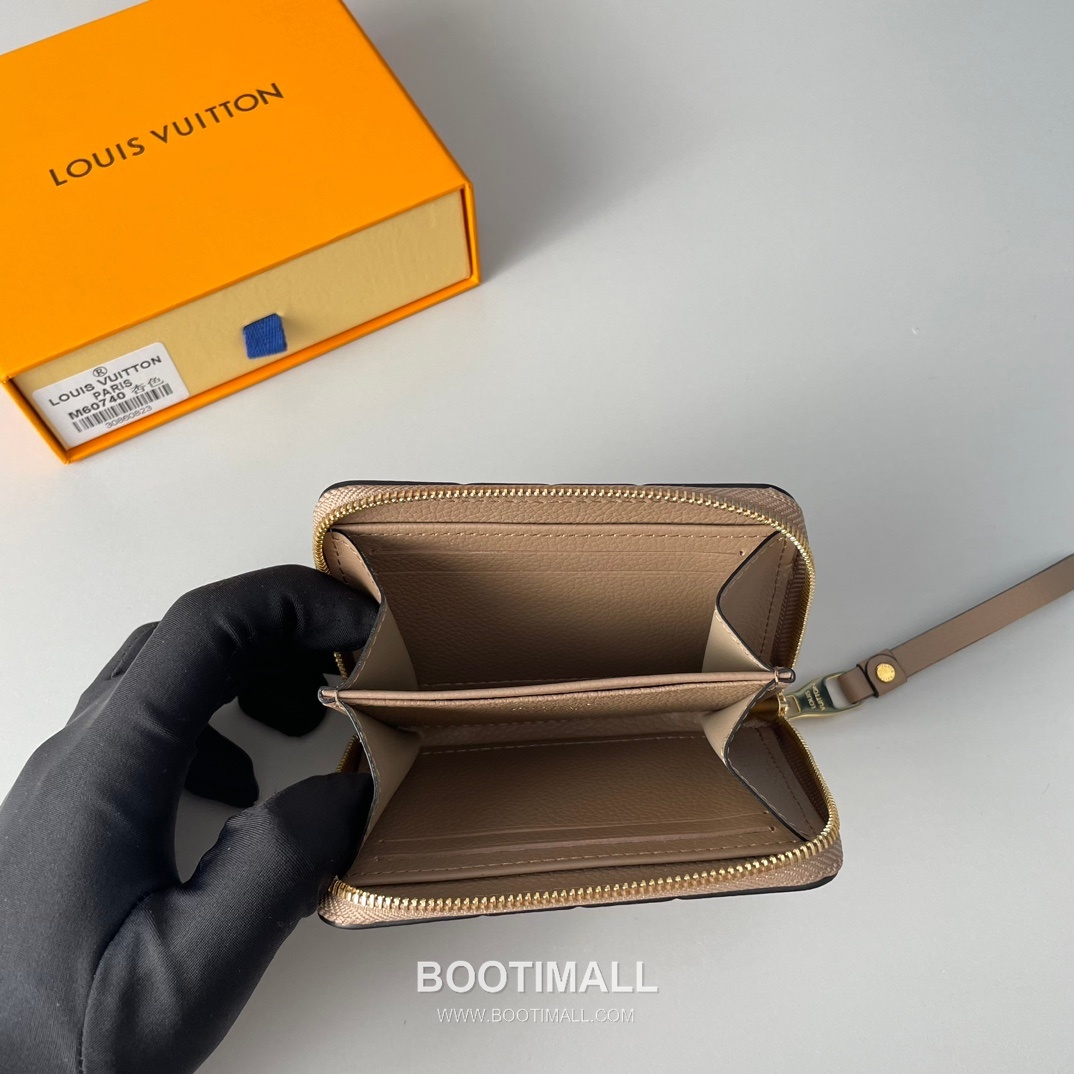 Louis Vuitton Zippy Coin Purse Monogram Empreinte Wallet 루이비통 지피 코인 퍼스 모노그램 앙프렝뜨 동전지갑 M60574 11cm 7