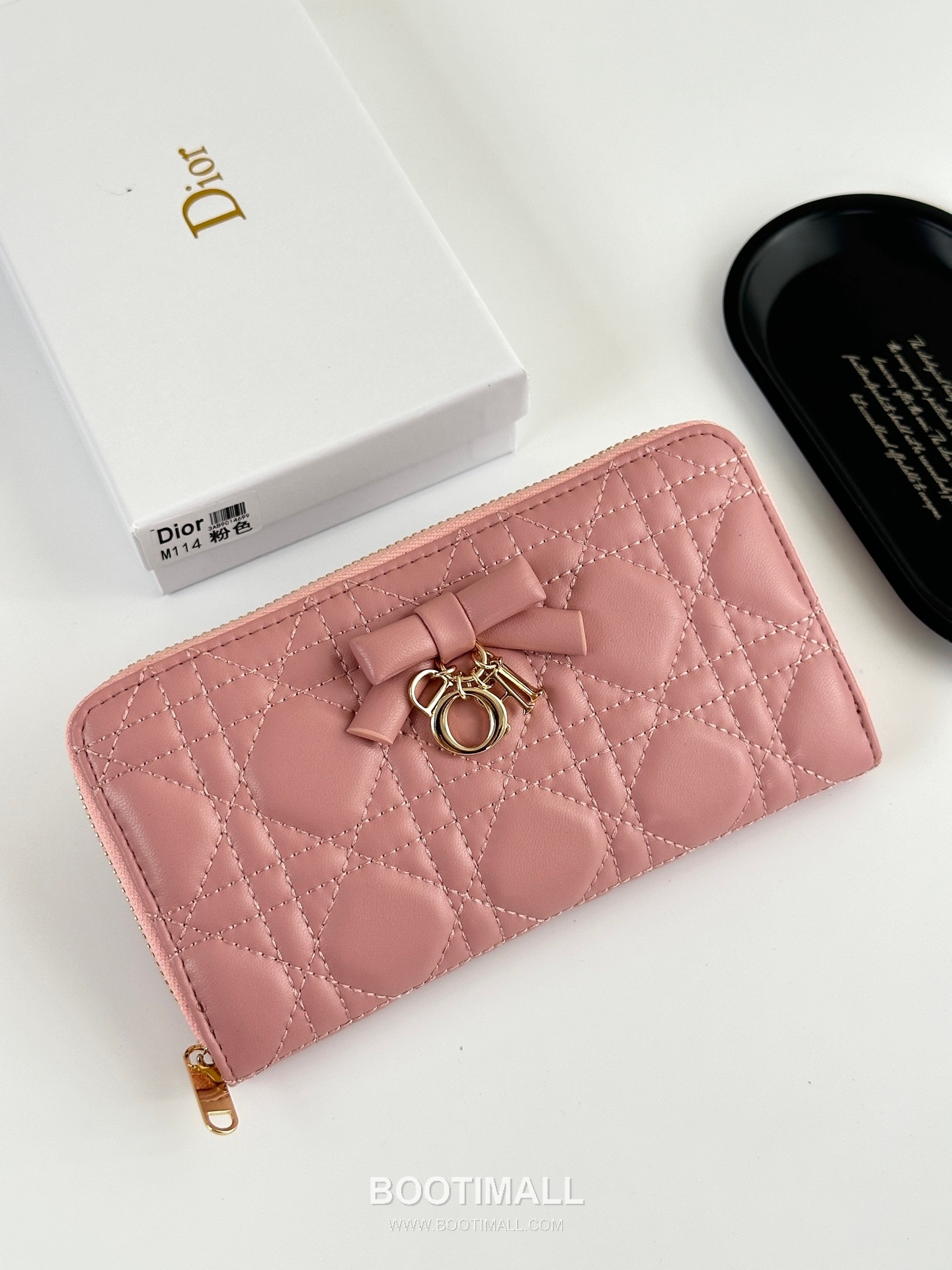 Dior Cannage Lambskin Zip Long Wallet 디올 까나쥬 램스킨 집 장지갑 M114 19cm 1