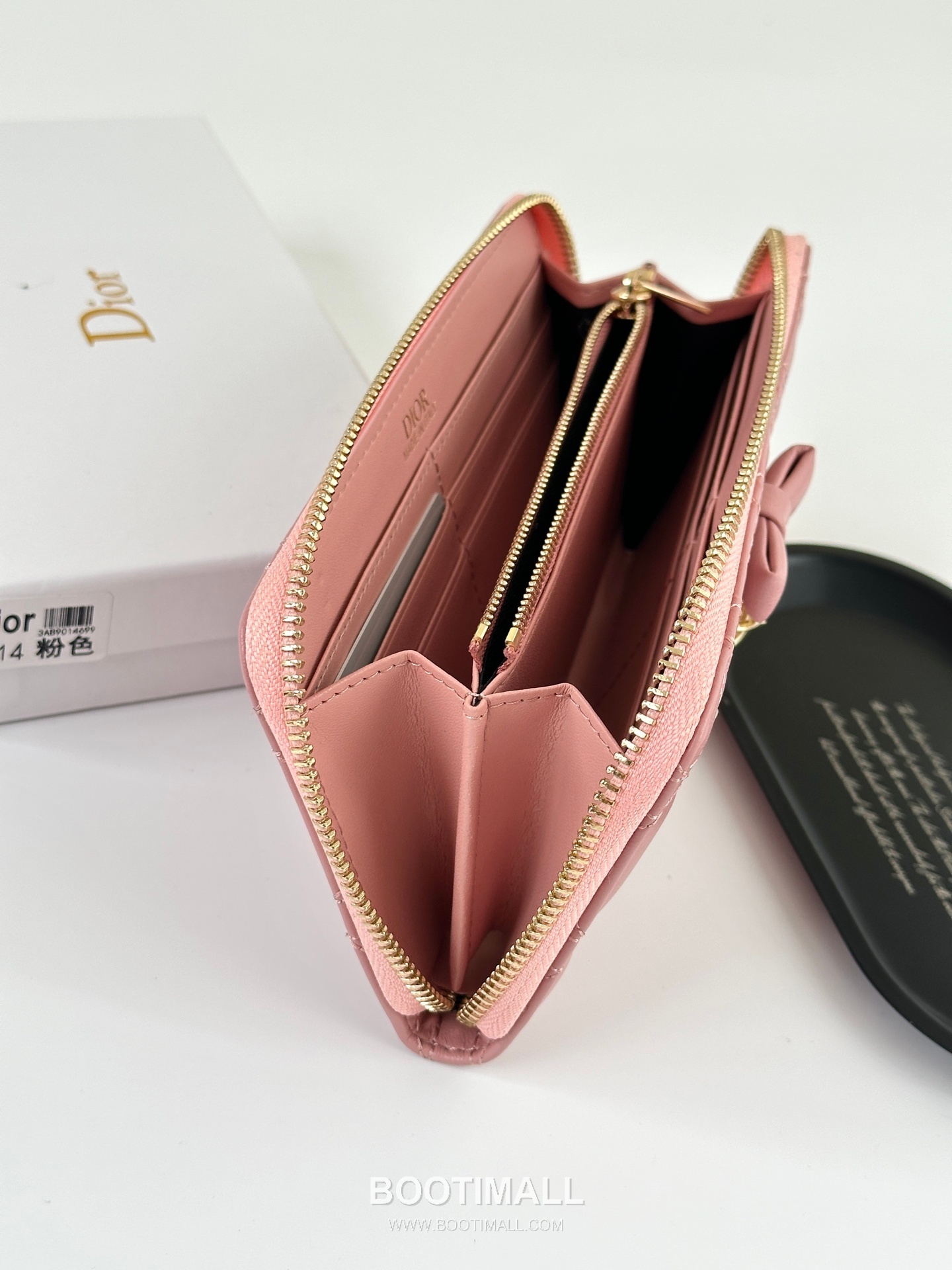 Dior Cannage Lambskin Zip Long Wallet 디올 까나쥬 램스킨 집 장지갑 M114 19cm 7