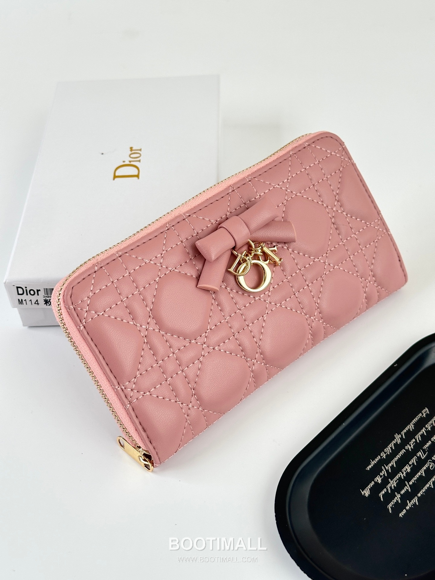 Dior Cannage Lambskin Zip Long Wallet 디올 까나쥬 램스킨 집 장지갑 M114 19cm 8