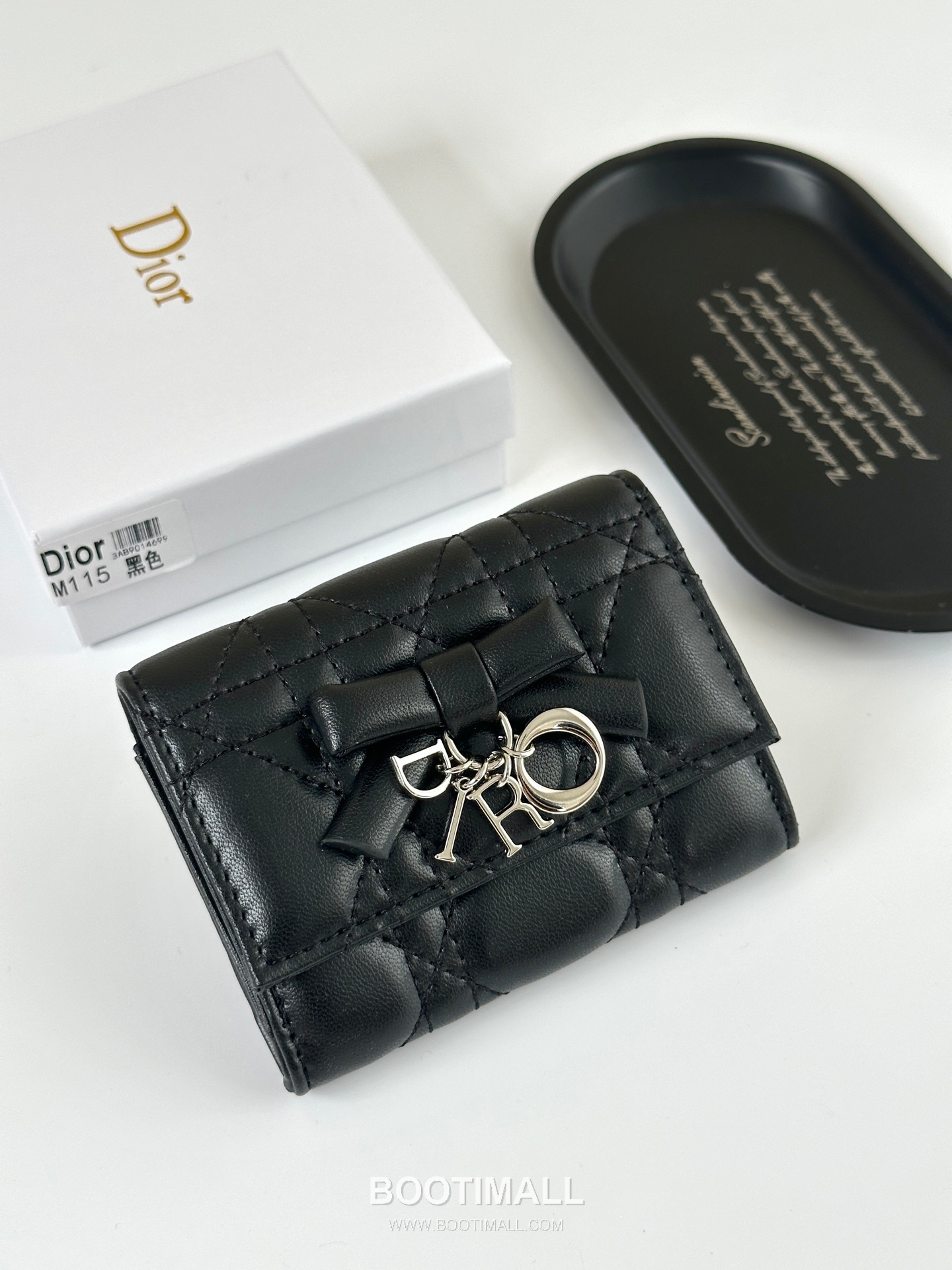Dior Lady Dior Lambskin Mini Wallet 디올 레이디 디올 램스킨 미니 반지갑 M115 11cm 1