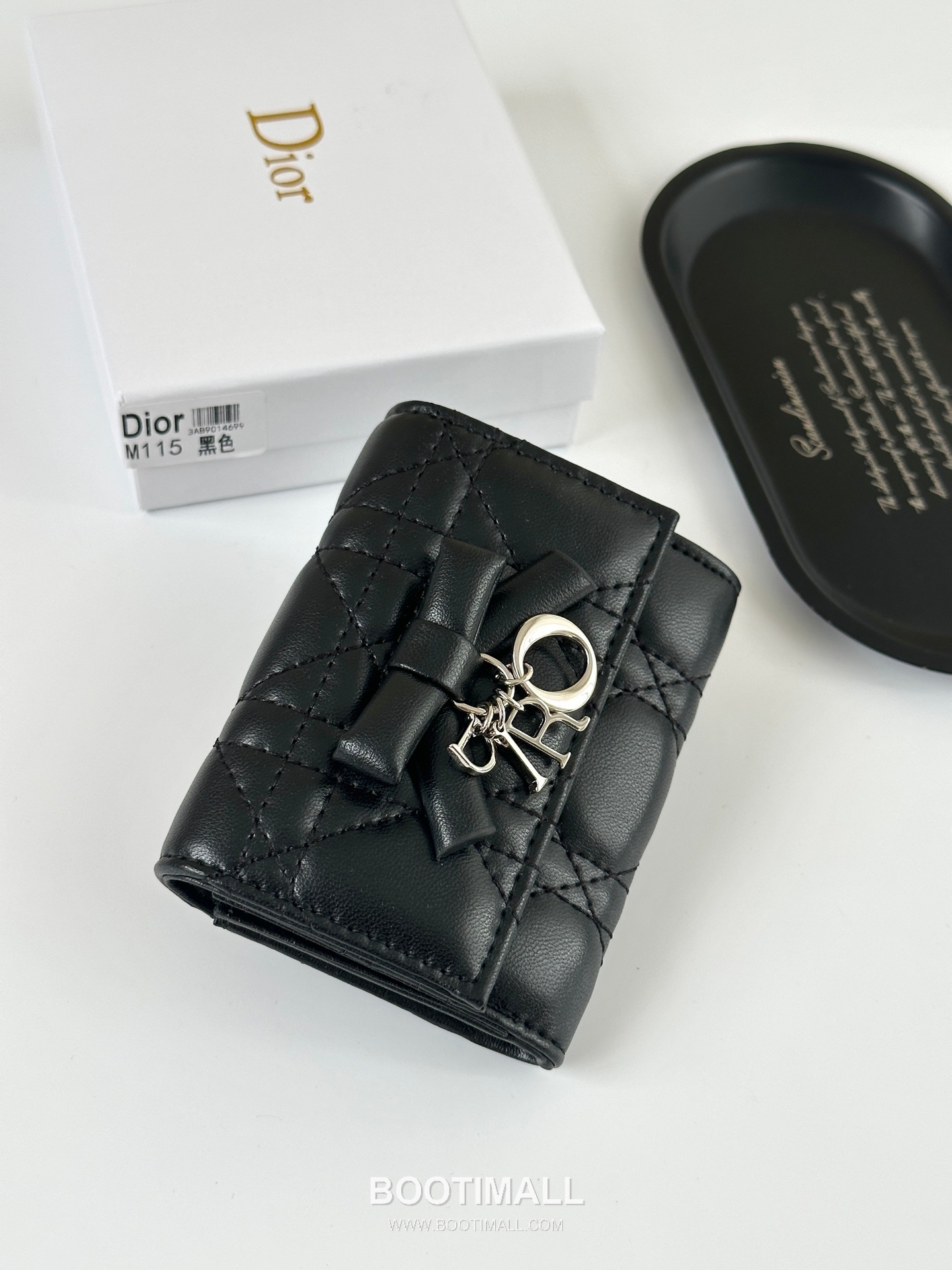 Dior Lady Dior Lambskin Mini Wallet 디올 레이디 디올 램스킨 미니 반지갑 M115 11cm 2