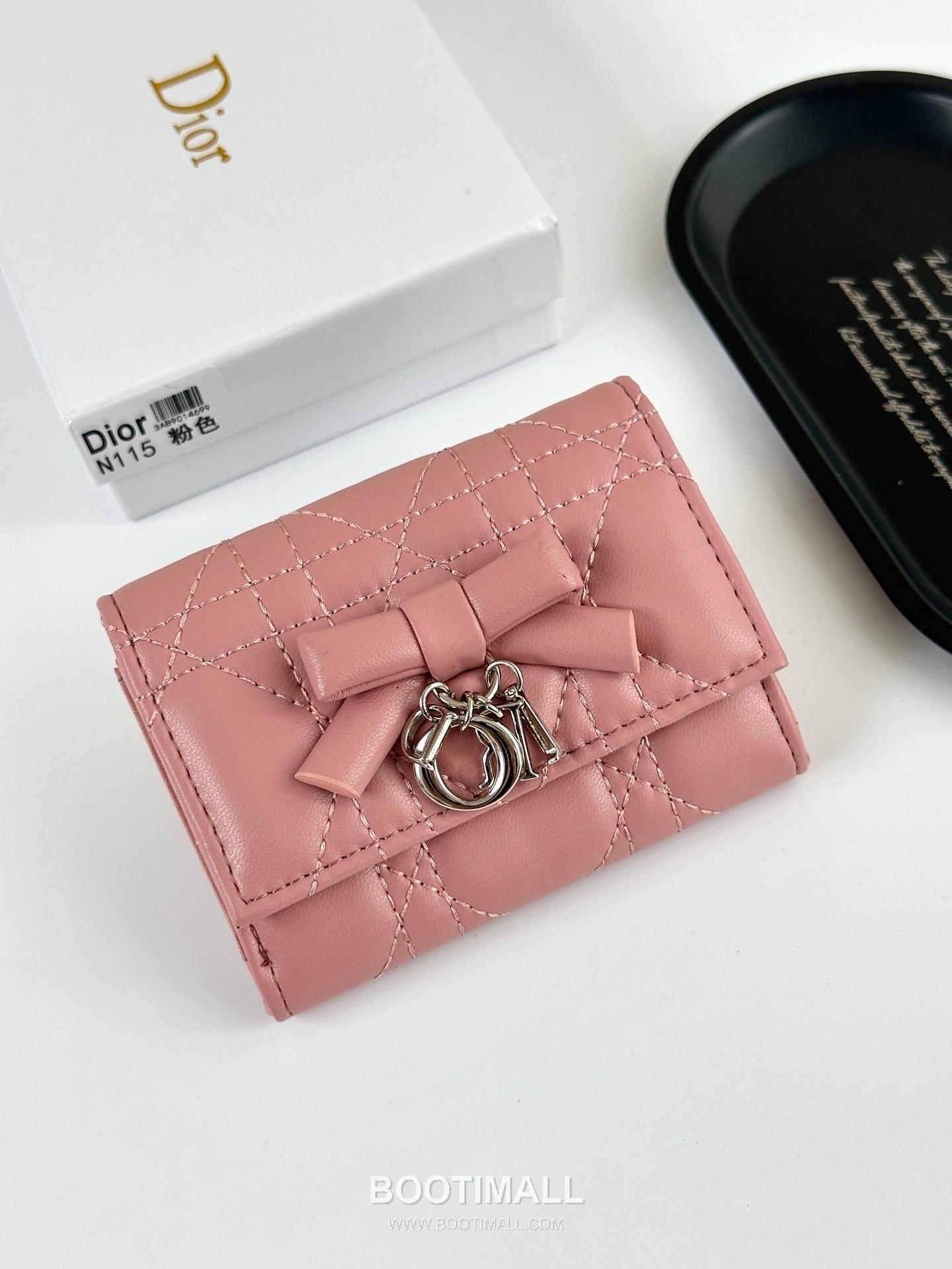 Dior Lady Dior Lambskin Mini Wallet 디올 레이디 디올 램스킨 미니 반지갑 M115 11cm 1