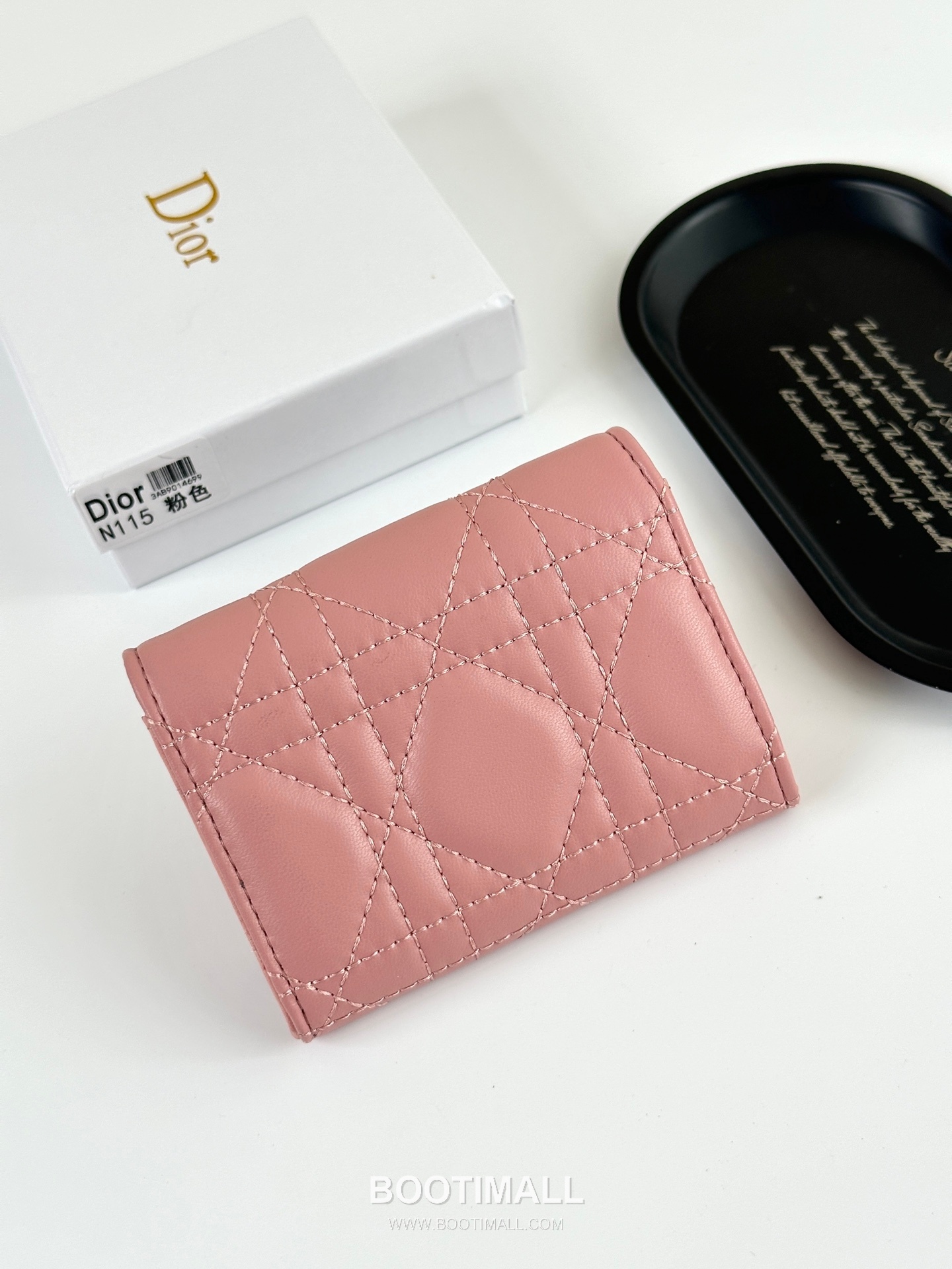 Dior Lady Dior Lambskin Mini Wallet 디올 레이디 디올 램스킨 미니 반지갑 M115 11cm 2