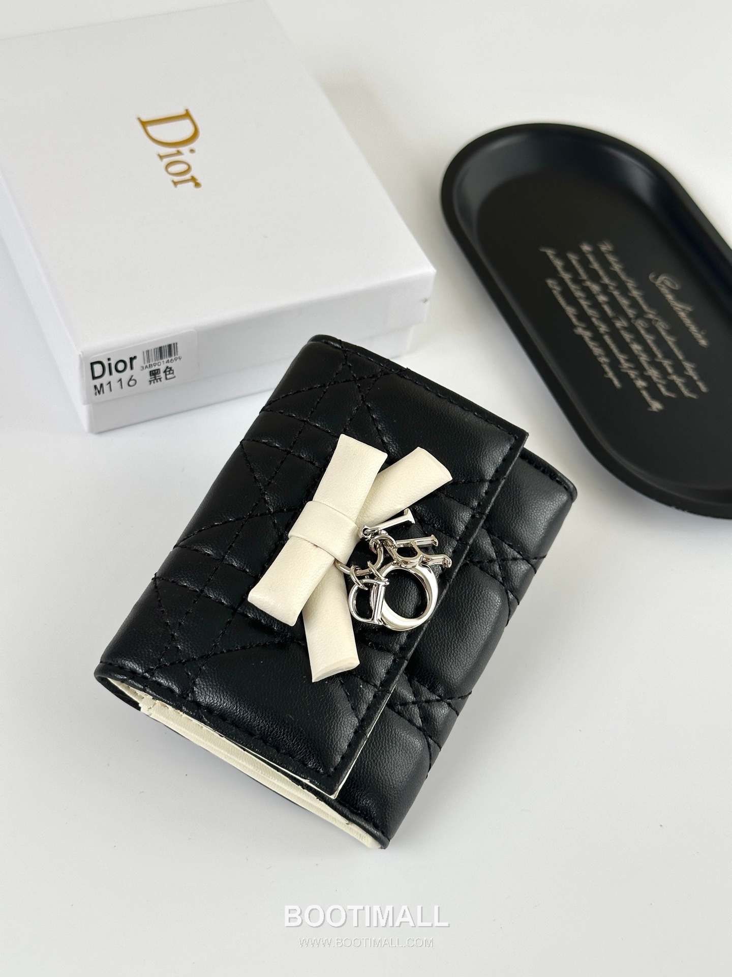 Dior Lady Dior Lambskin Mini Wallet 디올 레이디 디올 램스킨 미니 반지갑 M116 11cm 2
