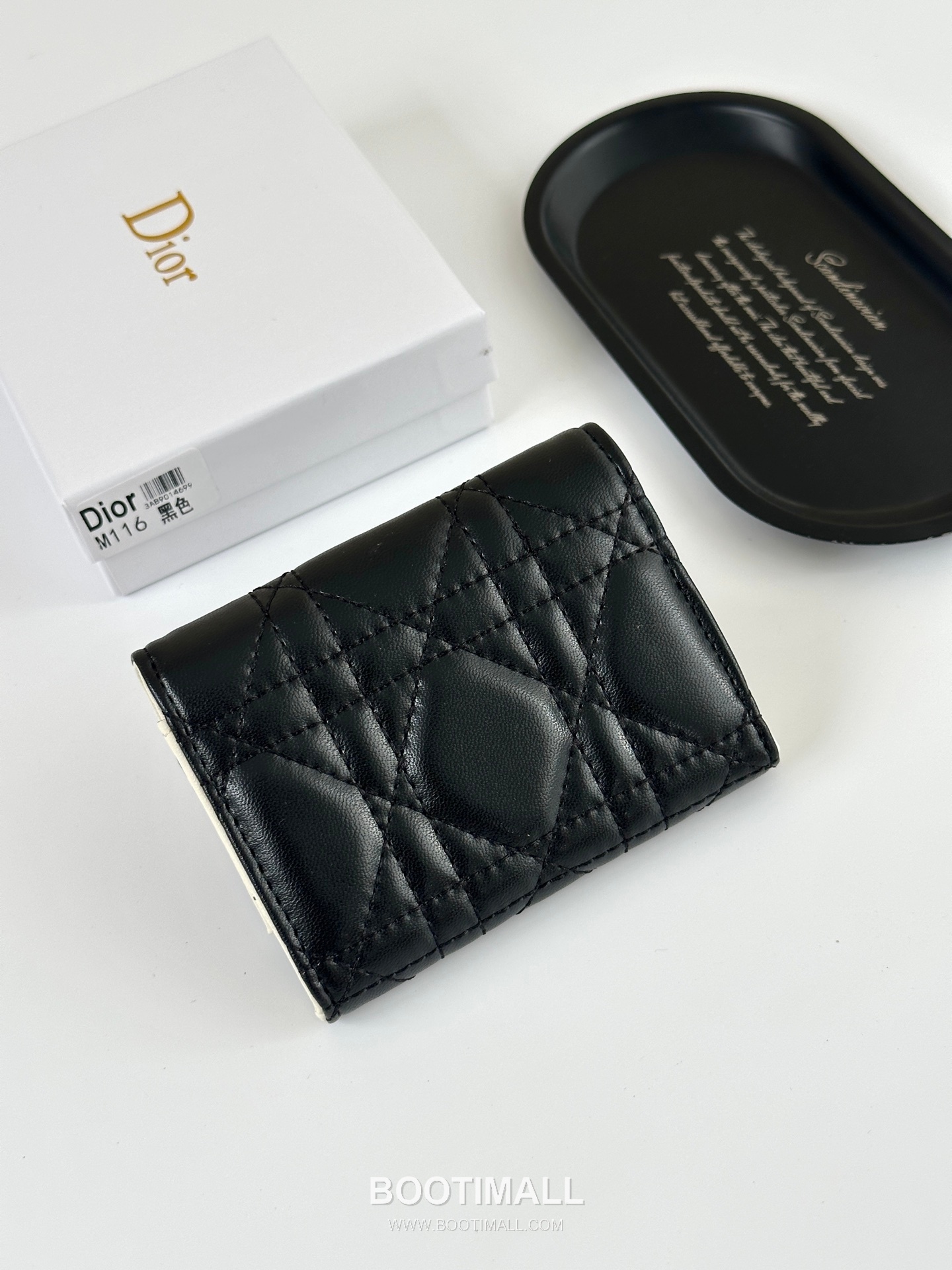 Dior Lady Dior Lambskin Mini Wallet 디올 레이디 디올 램스킨 미니 반지갑 M116 11cm 3
