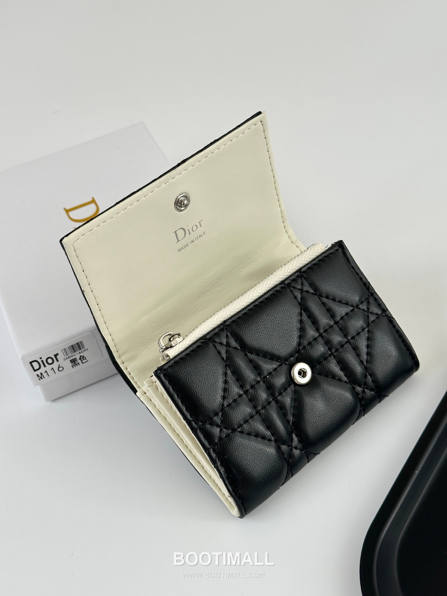 Dior Lady Dior Lambskin Mini Wallet 디올 레이디 디올 램스킨 미니 반지갑 M116 11cm 6