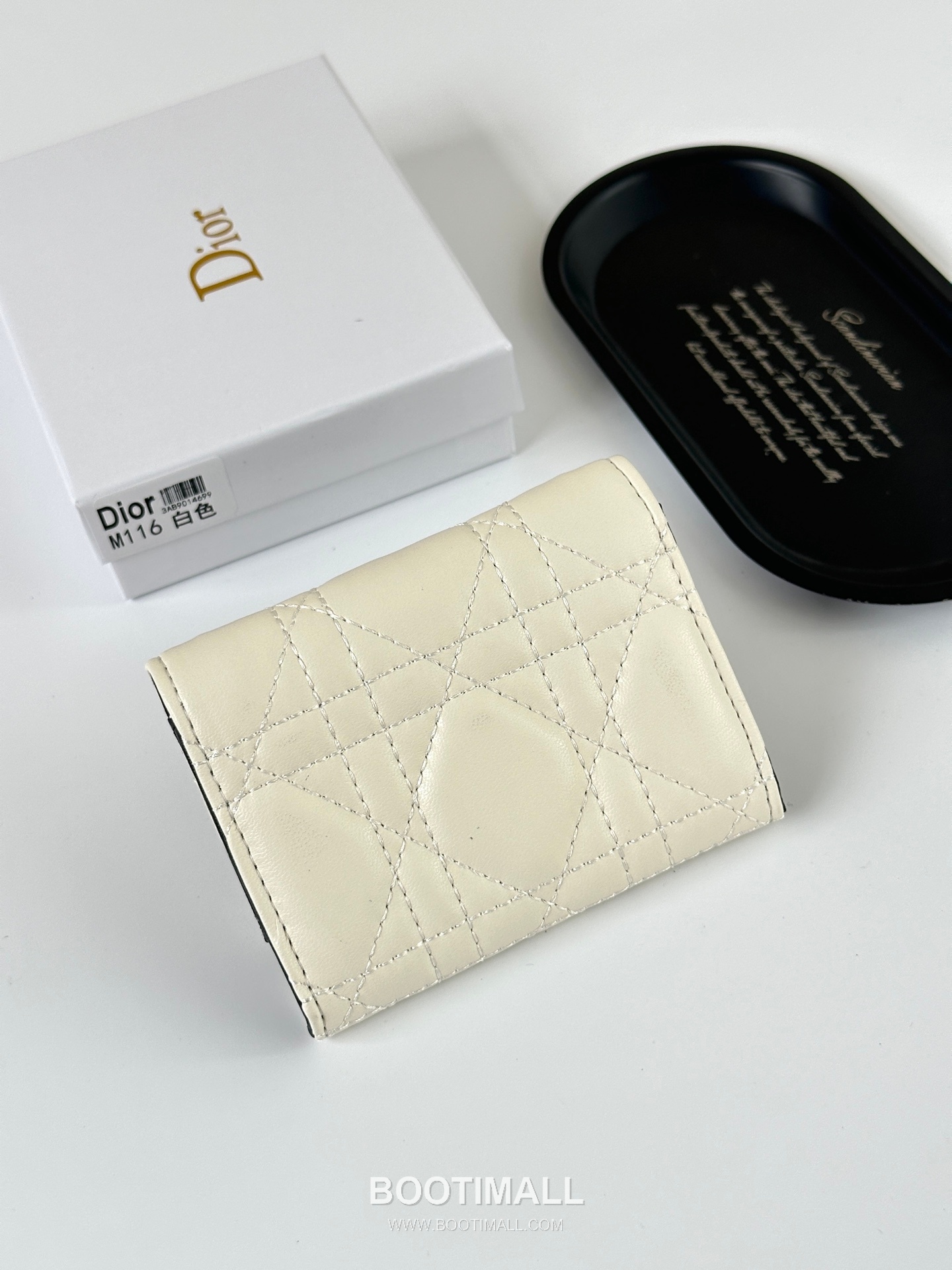 Dior Lady Dior Lambskin Mini Wallet 디올 레이디 디올 램스킨 미니 반지갑 M116 11cm 2