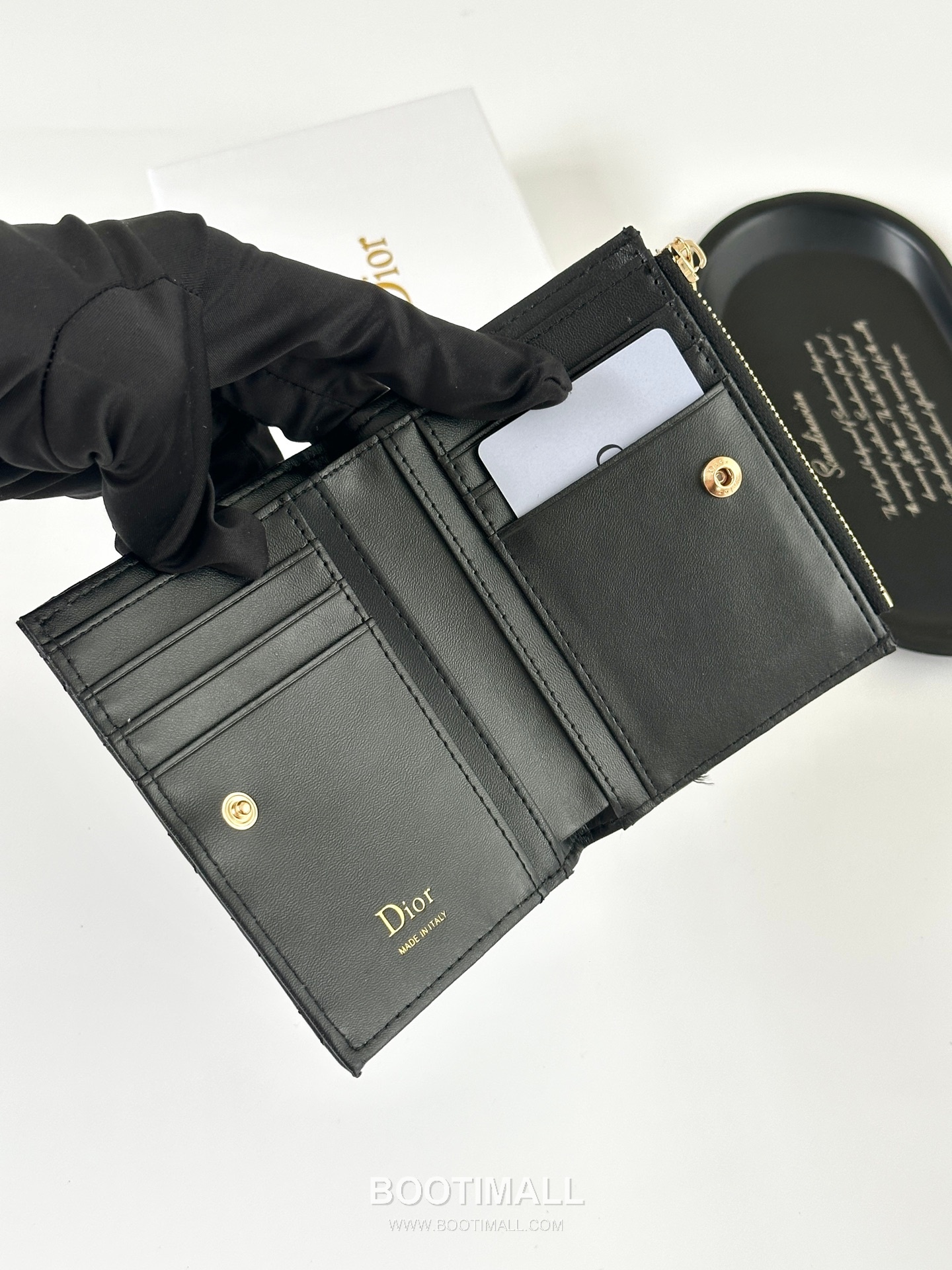 Dior Lambskin Compact Multi Wallet 디올 램스킨 컴팩트 멀티 반지갑 M117 11.5cm 5