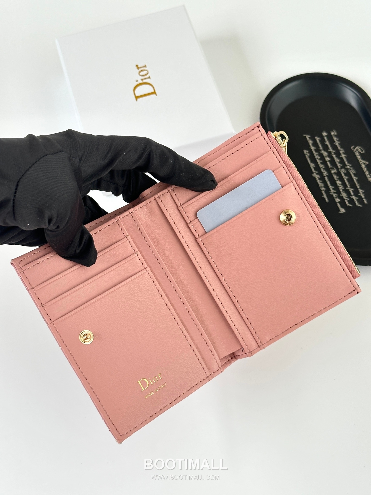 Dior Lambskin Compact Multi Wallet 디올 램스킨 컴팩트 멀티 반지갑 M117 11.5cm 4