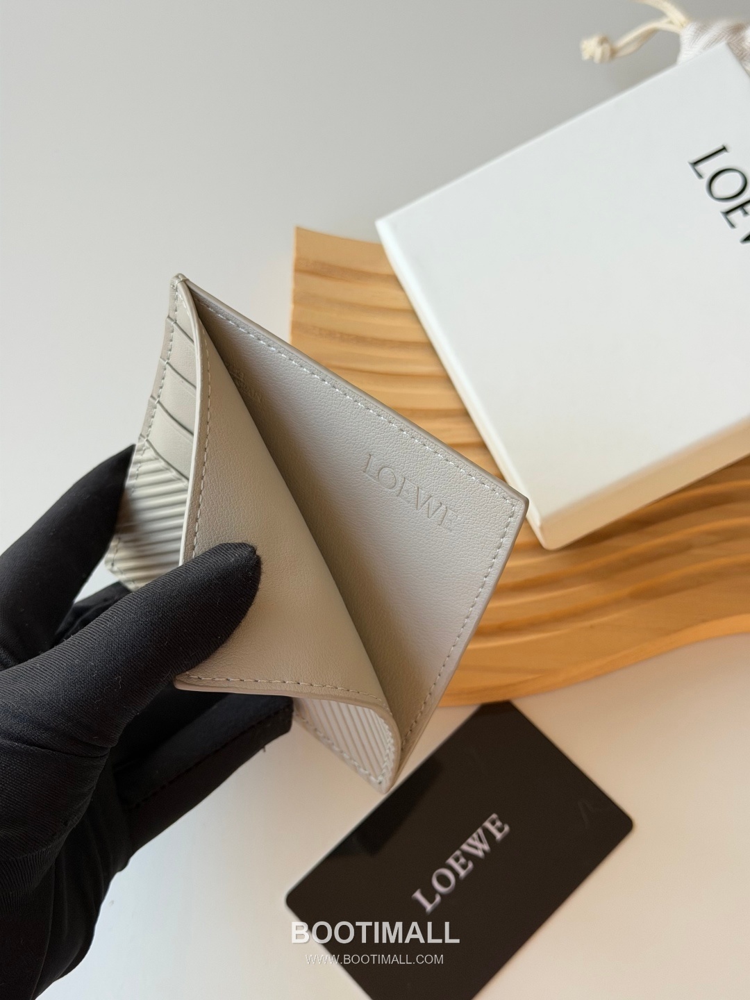 Loewe Card Holder Pebbled Calfskin Wallet 로에베 카드 홀더 페블드 카프스킨 카드지갑 L1149 10cm 5