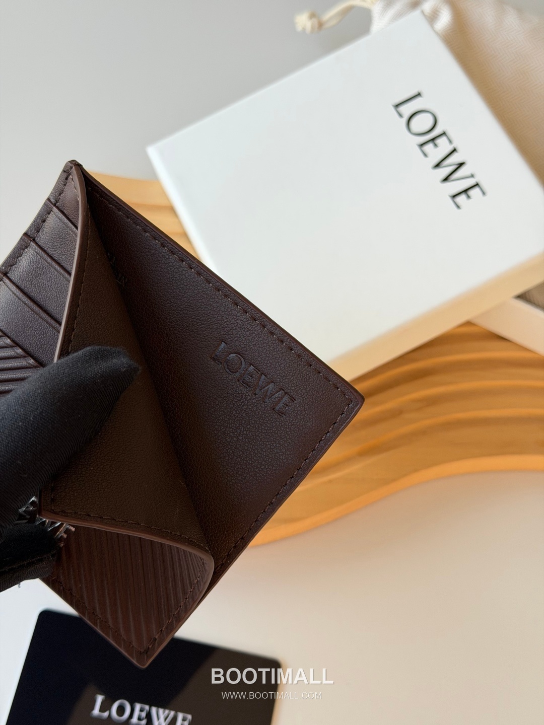 Loewe Card Holder Pebbled Calfskin Wallet 로에베 카드 홀더 페블드 카프스킨 카드지갑 L1149 10cm 6