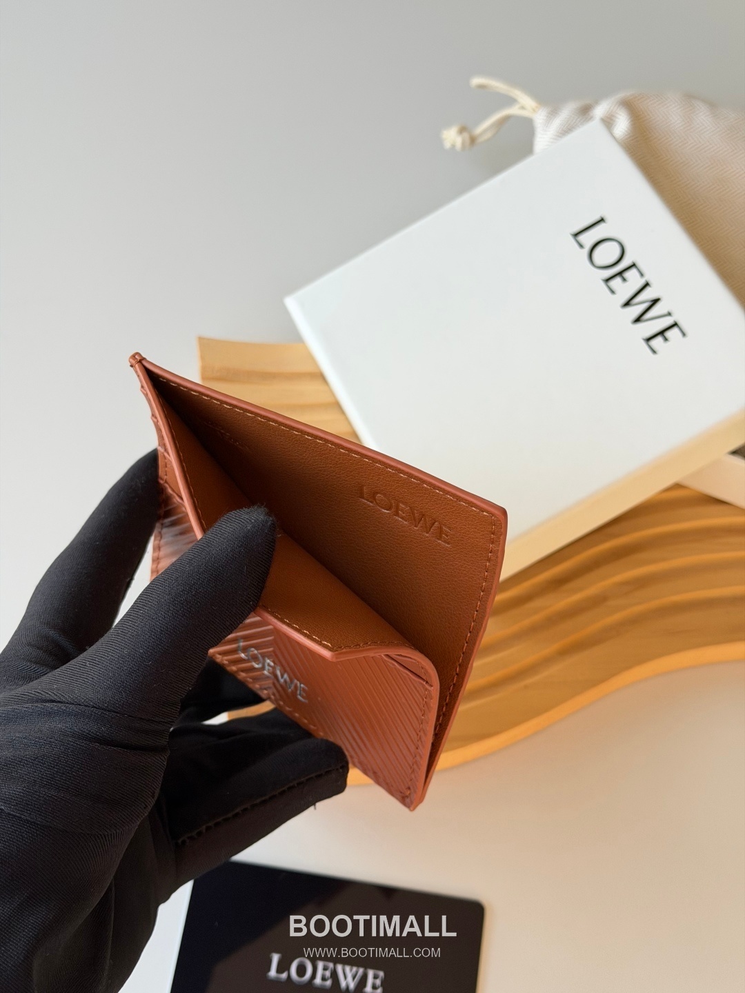 Loewe Card Holder Pebbled Calfskin Wallet 로에베 카드 홀더 페블드 카프스킨 카드지갑 L1149 10cm 5