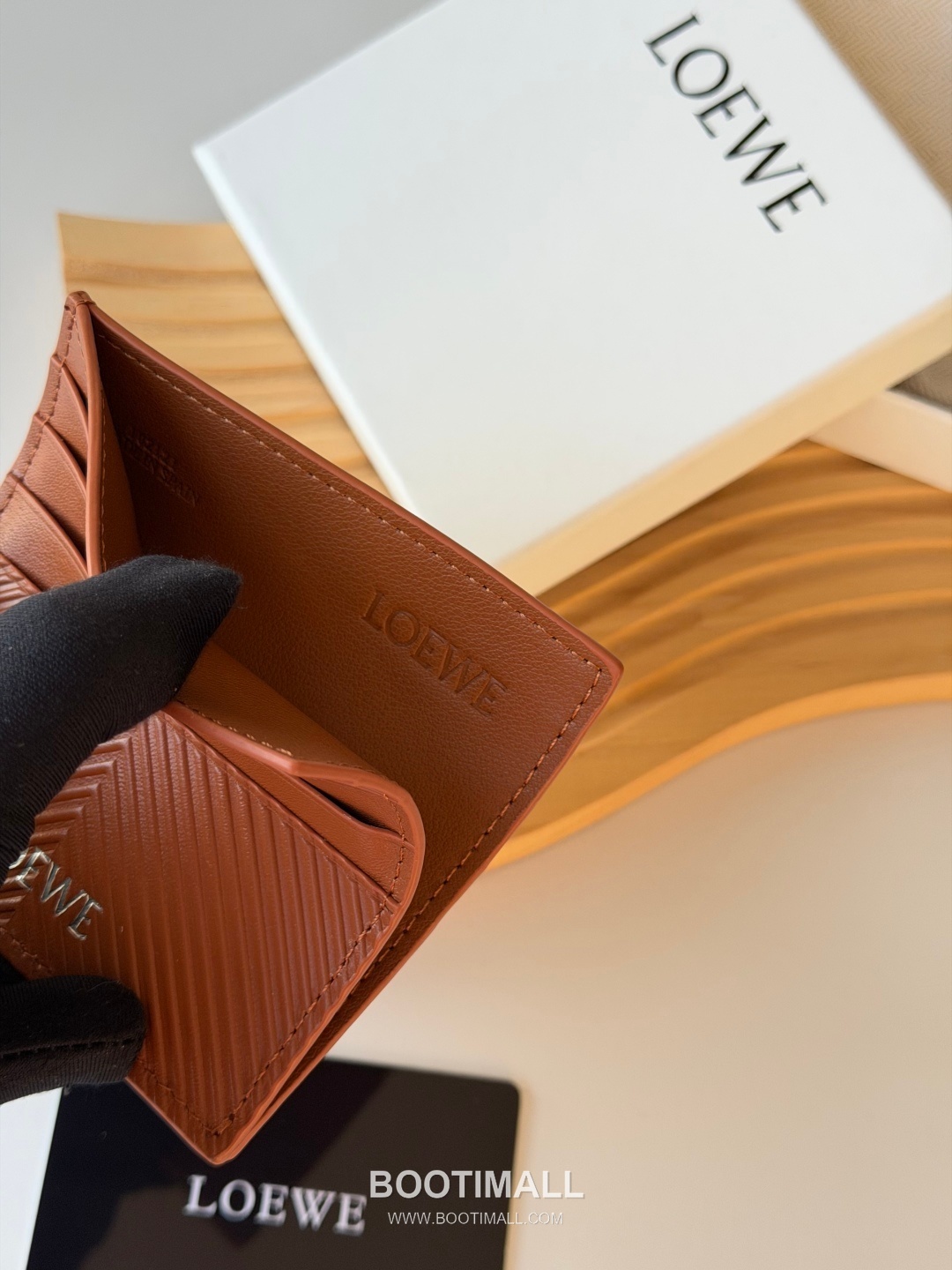 Loewe Card Holder Pebbled Calfskin Wallet 로에베 카드 홀더 페블드 카프스킨 카드지갑 L1149 10cm 6