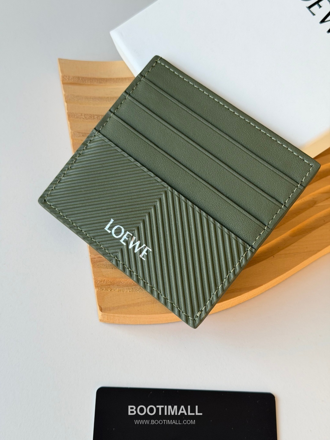 Loewe Card Holder Pebbled Calfskin Wallet 로에베 카드 홀더 페블드 카프스킨 카드지갑 L1149 10cm 3