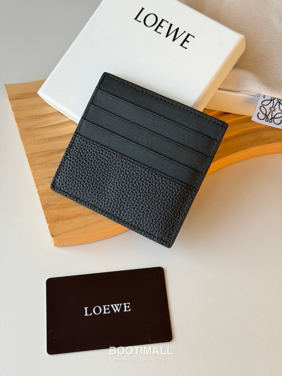 Loewe Card Holder Pebbled Calfskin Wallet 로에베 카드 홀더 페블드 카프스킨 카드지갑 L1150 10cm 2