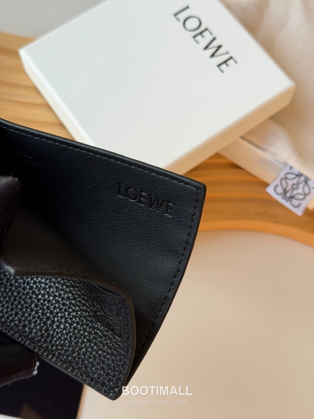 Loewe Card Holder Pebbled Calfskin Wallet 로에베 카드 홀더 페블드 카프스킨 카드지갑 L1150 10cm 6