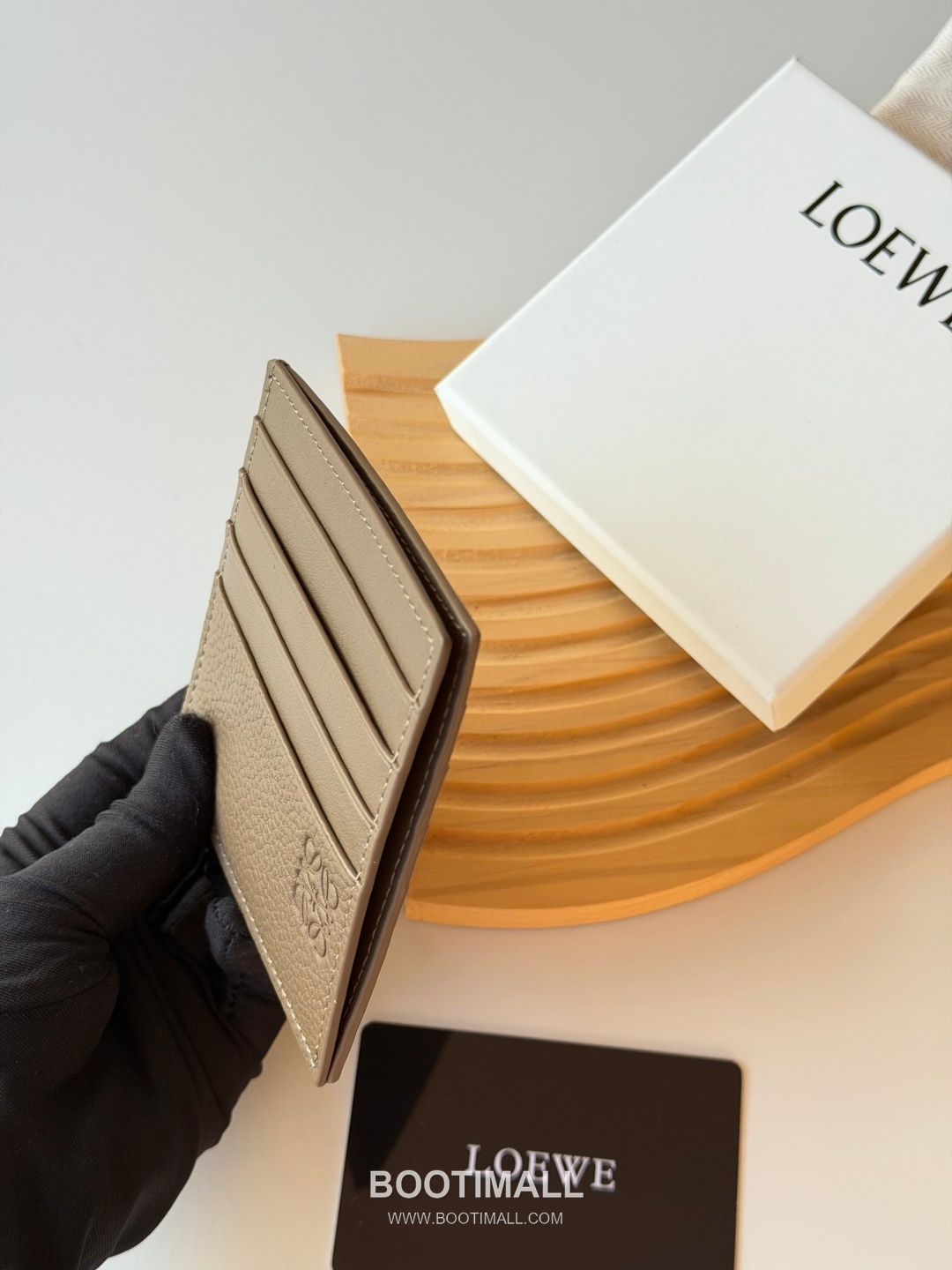 Loewe Card Holder Pebbled Calfskin Wallet 로에베 카드 홀더 페블드 카프스킨 카드지갑 L1150 10cm 4