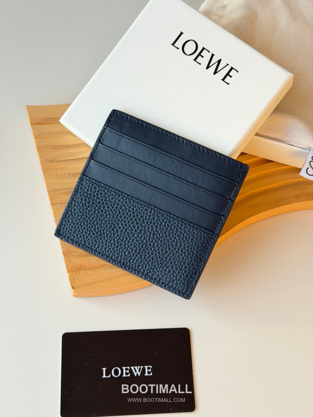 Loewe Card Holder Pebbled Calfskin Wallet 로에베 카드 홀더 페블드 카프스킨 카드지갑 L1150 10cm 2