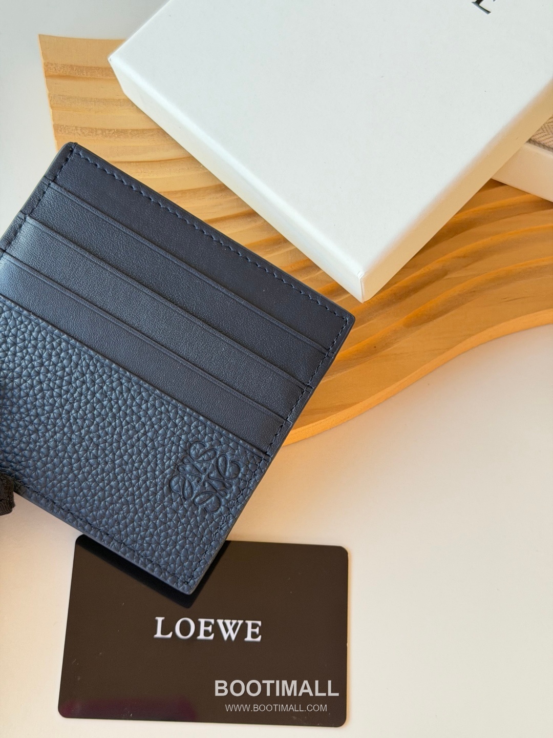 Loewe Card Holder Pebbled Calfskin Wallet 로에베 카드 홀더 페블드 카프스킨 카드지갑 L1150 10cm 3