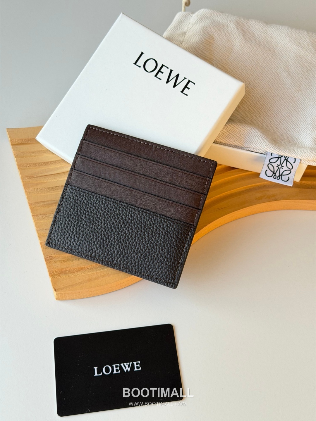 Loewe Card Holder Pebbled Calfskin Wallet 로에베 카드 홀더 페블드 카프스킨 카드지갑 L1150 10cm 2