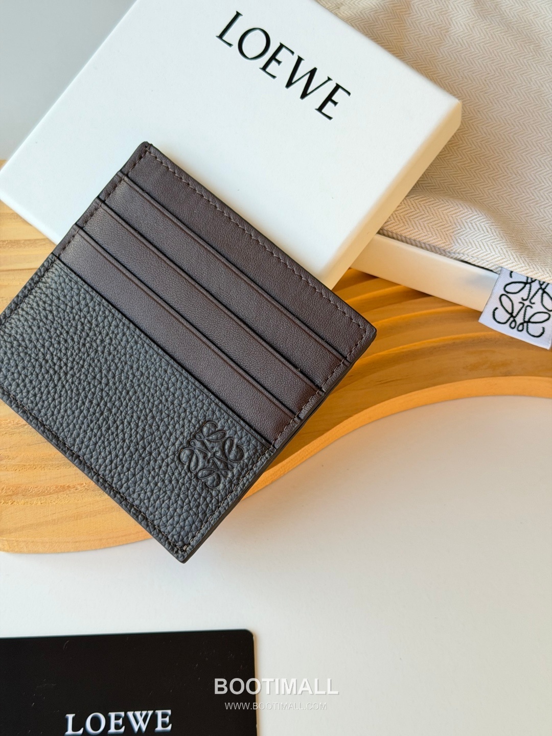 Loewe Card Holder Pebbled Calfskin Wallet 로에베 카드 홀더 페블드 카프스킨 카드지갑 L1150 10cm 3