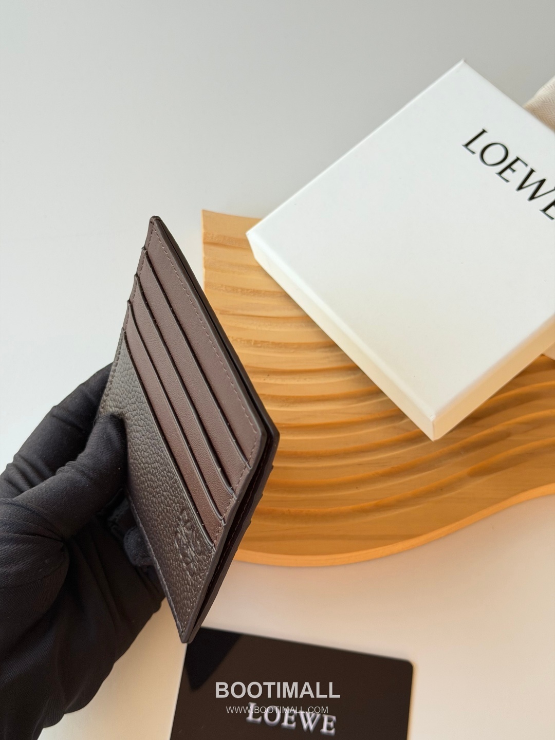 Loewe Card Holder Pebbled Calfskin Wallet 로에베 카드 홀더 페블드 카프스킨 카드지갑 L1150 10cm 4