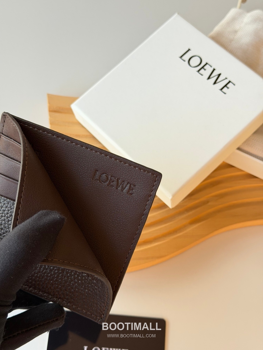Loewe Card Holder Pebbled Calfskin Wallet 로에베 카드 홀더 페블드 카프스킨 카드지갑 L1150 10cm 6