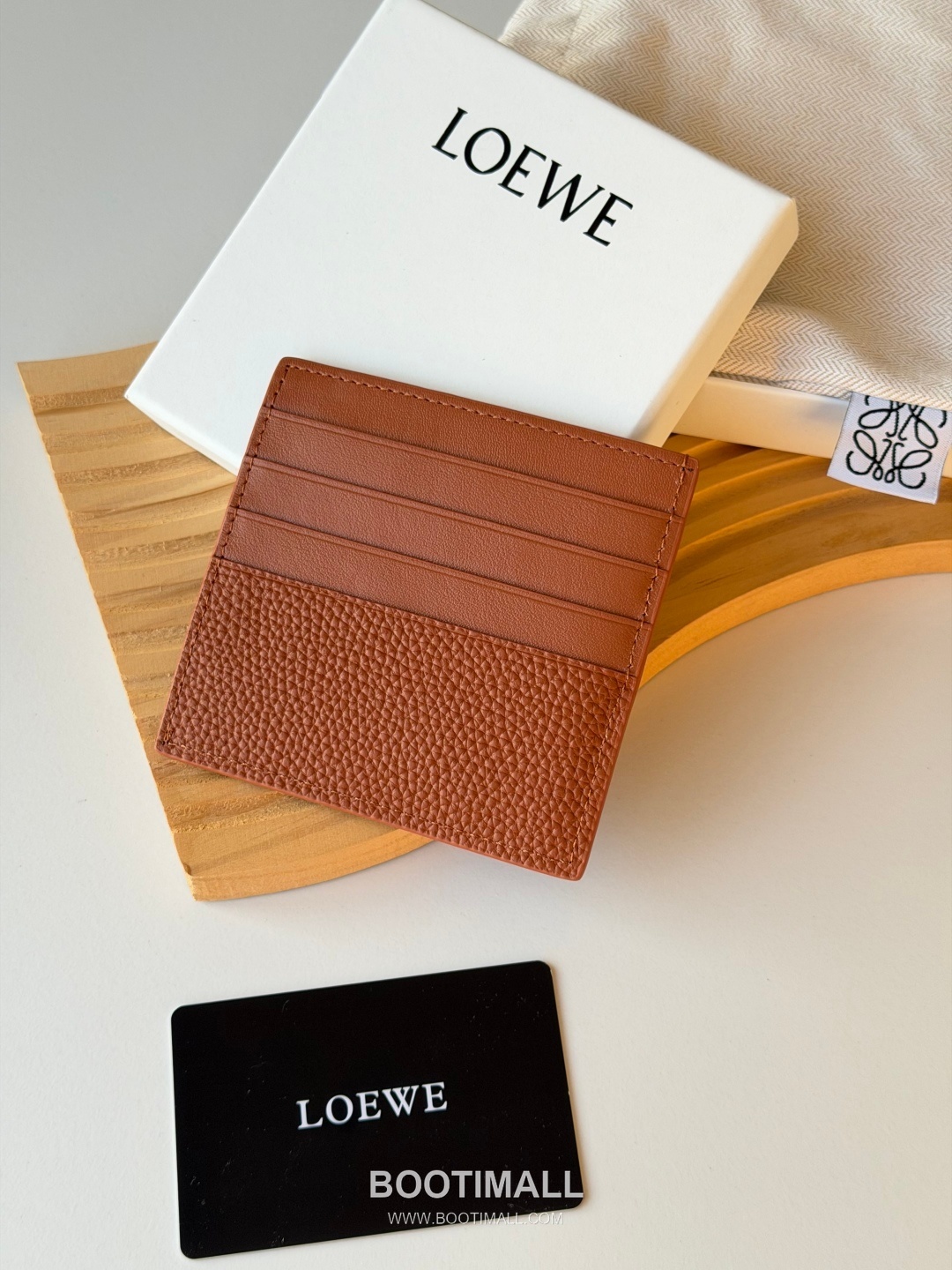 Loewe Card Holder Pebbled Calfskin Wallet 로에베 카드 홀더 페블드 카프스킨 카드지갑 L1150 10cm 2