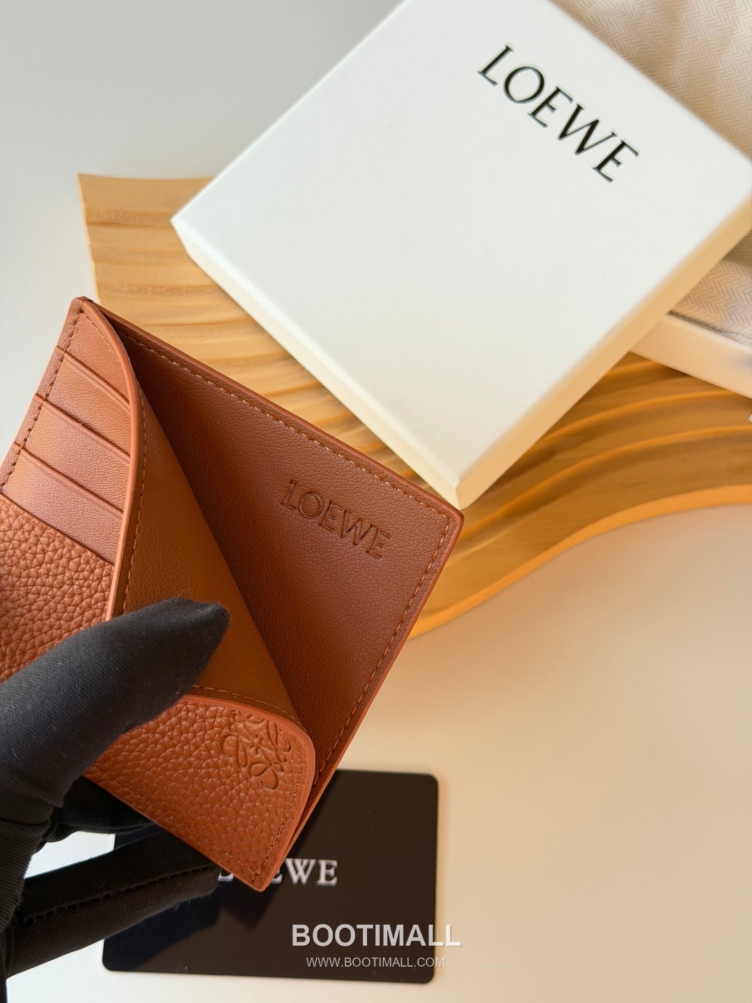 Loewe Card Holder Pebbled Calfskin Wallet 로에베 카드 홀더 페블드 카프스킨 카드지갑 L1150 10cm 6