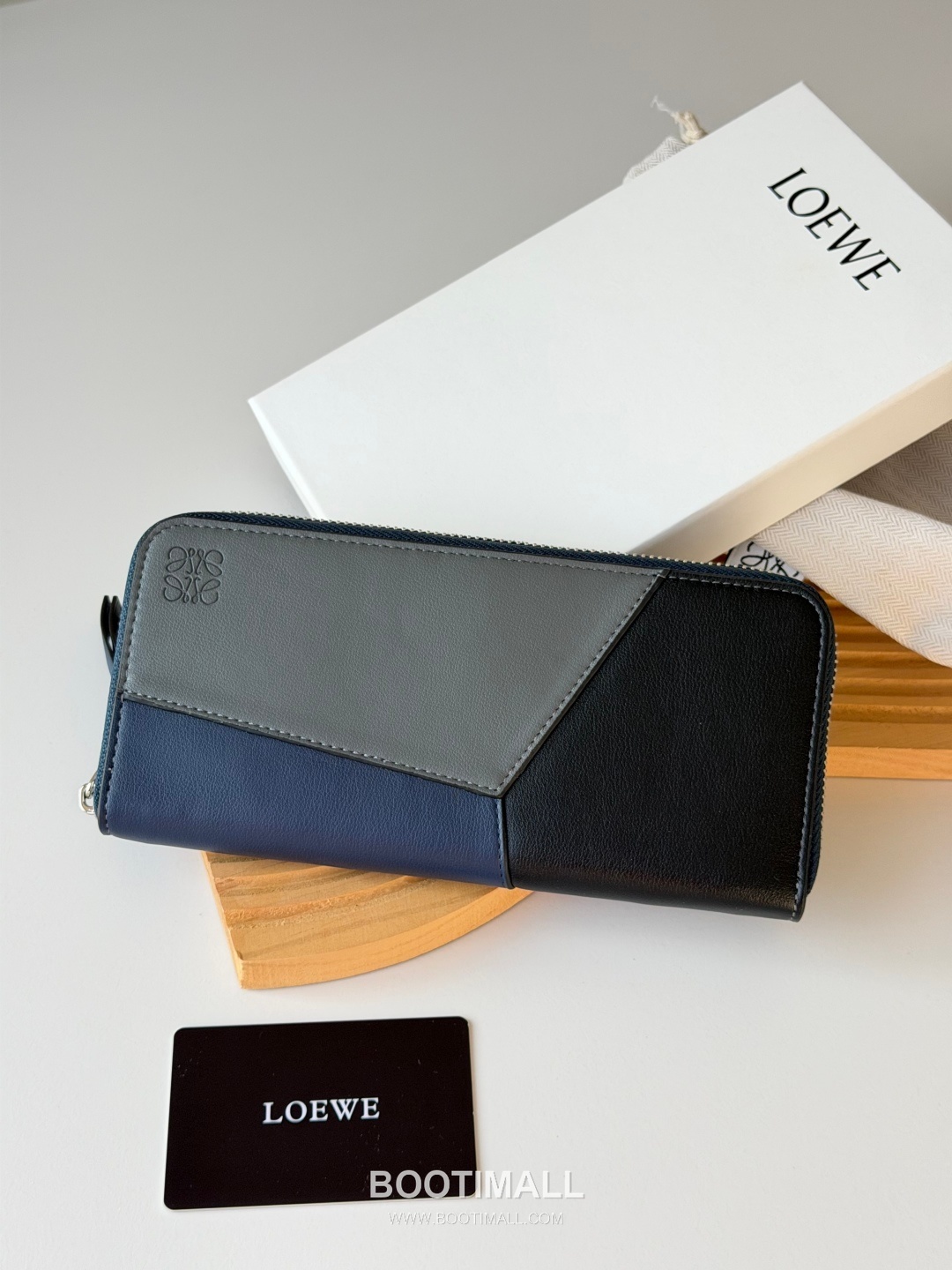 Loewe Puzzle Zip Long Wallet Calfskin 로에베 퍼즐 지퍼 장지갑 카프스킨 L1130 19cm 1