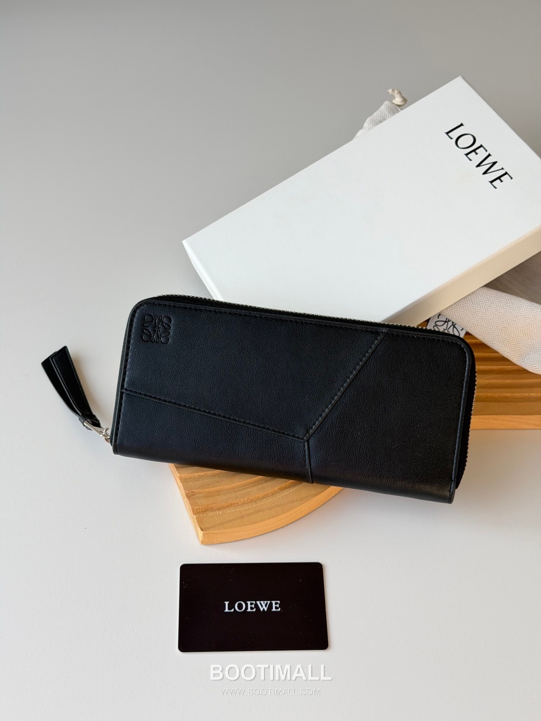 Loewe Puzzle Zip Long Wallet Calfskin 로에베 퍼즐 지퍼 장지갑 카프스킨 L1130 19cm 1