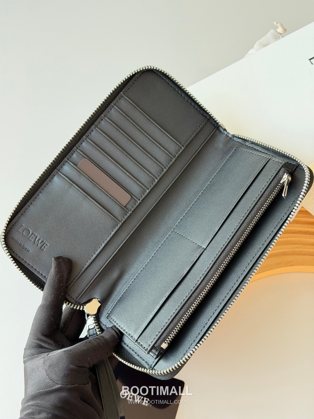 Loewe Puzzle Zip Long Wallet Calfskin 로에베 퍼즐 지퍼 장지갑 카프스킨 L1130 19cm 7