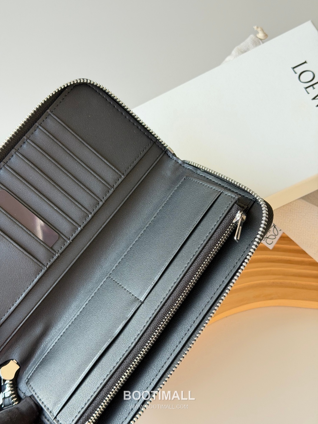 Loewe Puzzle Zip Long Wallet Calfskin 로에베 퍼즐 지퍼 장지갑 카프스킨 L1130 19cm 9