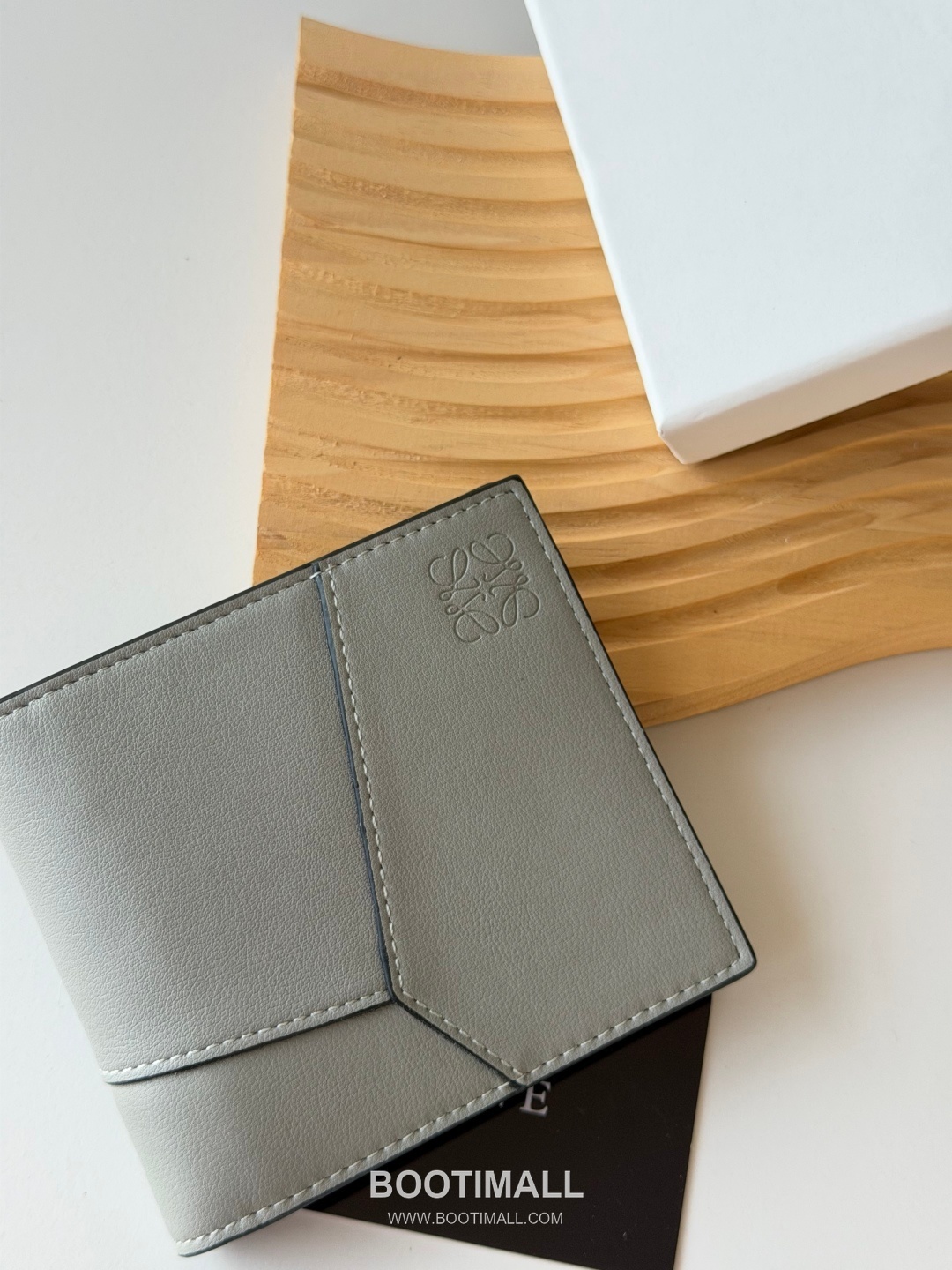 Loewe Puzzle Smooth Calfskin Bi-Fold Wallet 로에베 퍼즐 스무스 카프스킨 반지갑 L1131 11cm 3