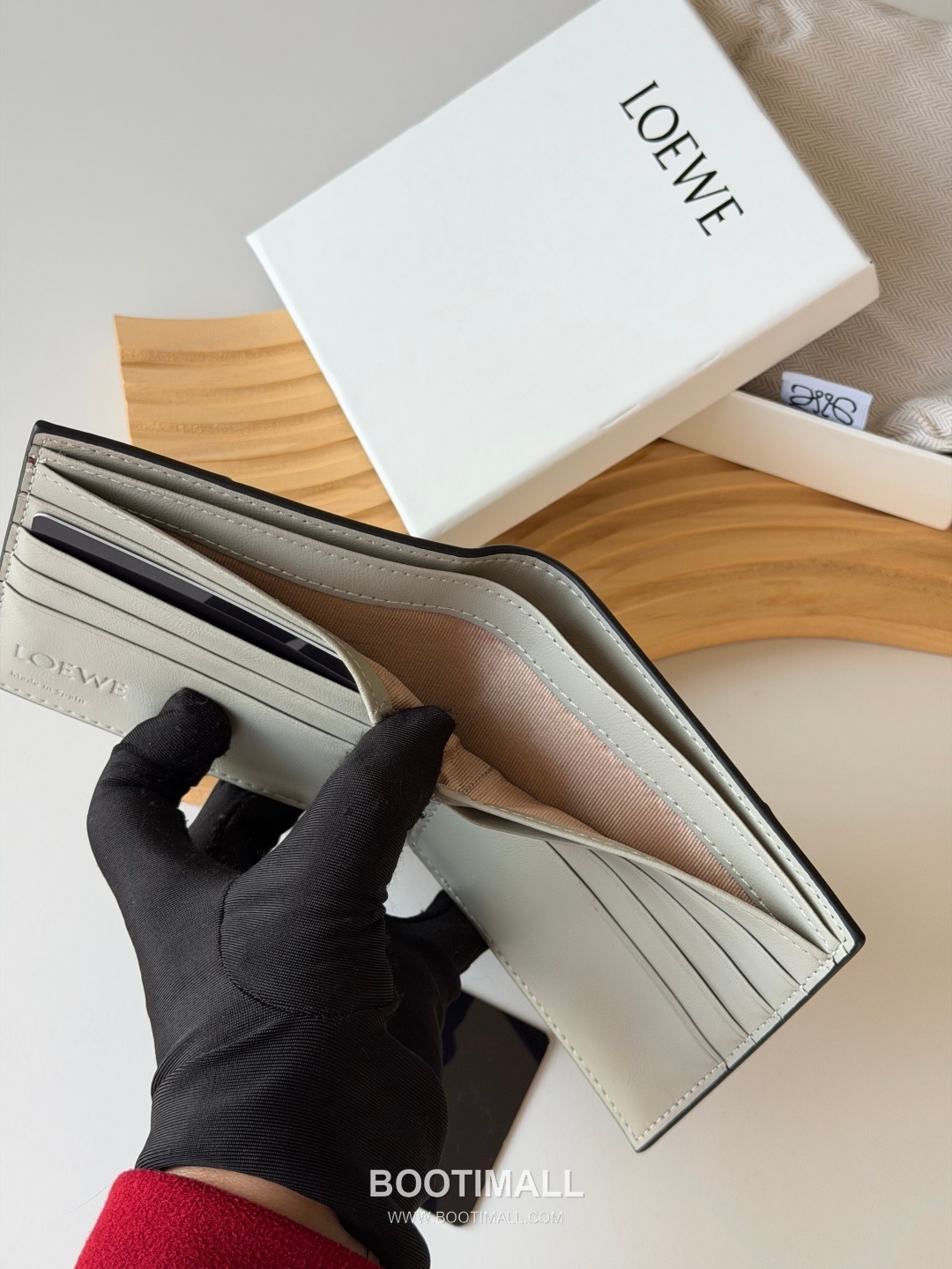 Loewe Puzzle Smooth Calfskin Bi-Fold Wallet 로에베 퍼즐 스무스 카프스킨 반지갑 L1131 11cm 9