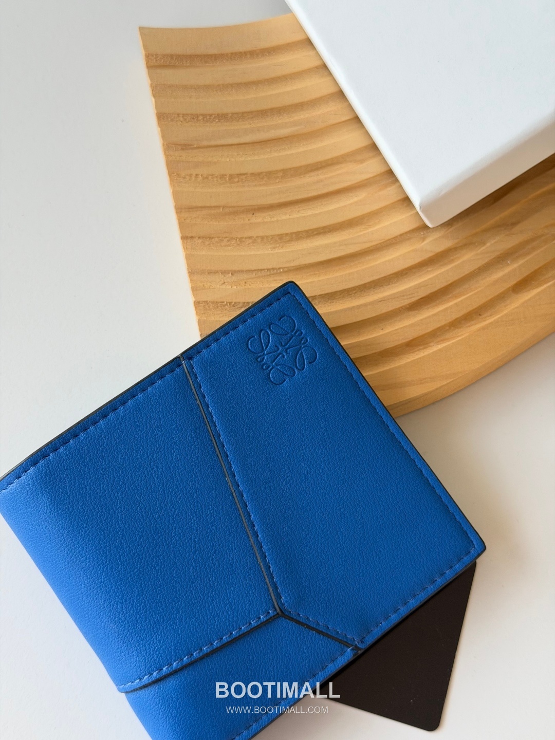 Loewe Puzzle Smooth Calfskin Bi-Fold Wallet 로에베 퍼즐 스무스 카프스킨 반지갑 L1131 11cm 3