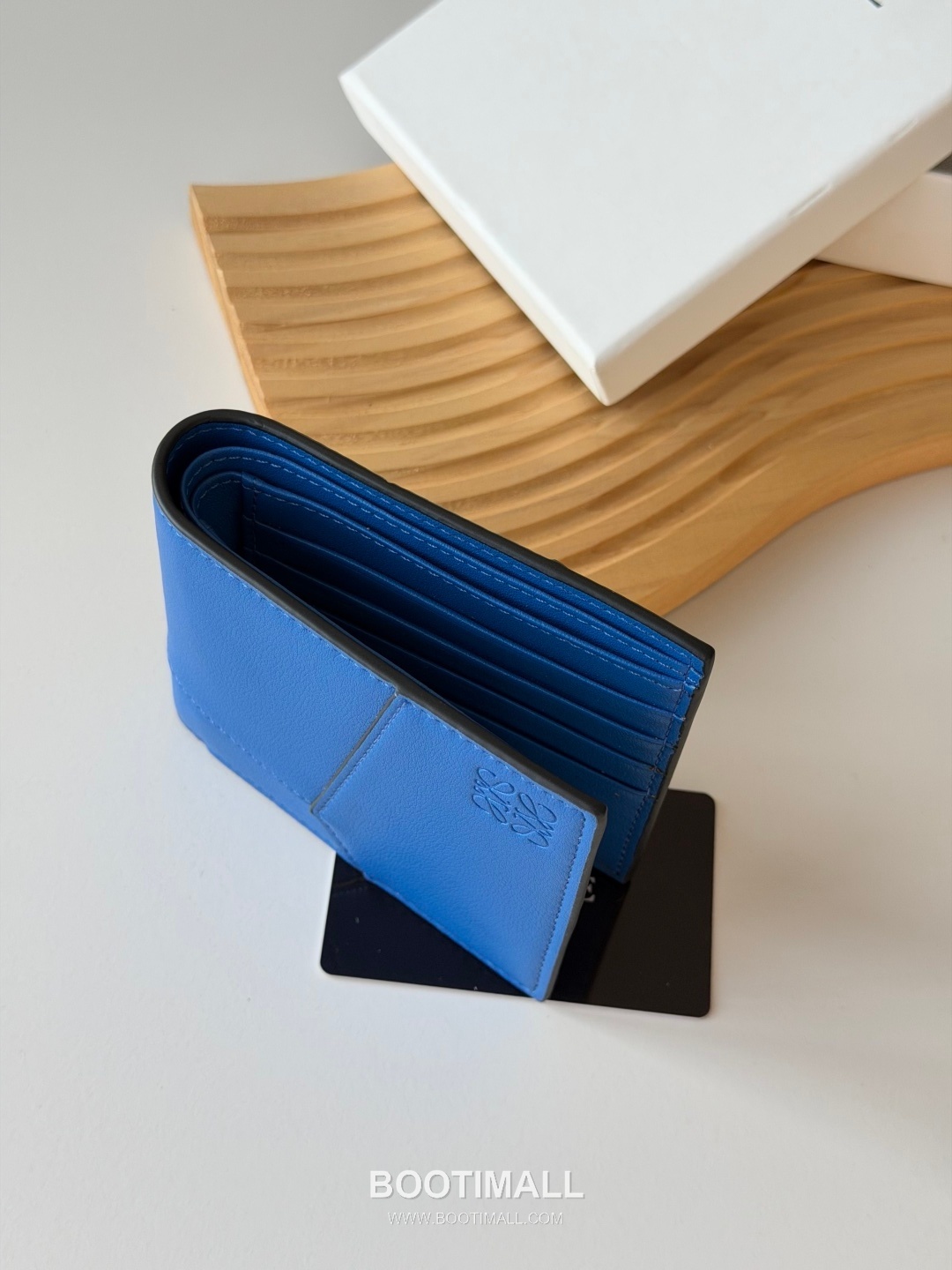 Loewe Puzzle Smooth Calfskin Bi-Fold Wallet 로에베 퍼즐 스무스 카프스킨 반지갑 L1131 11cm 5