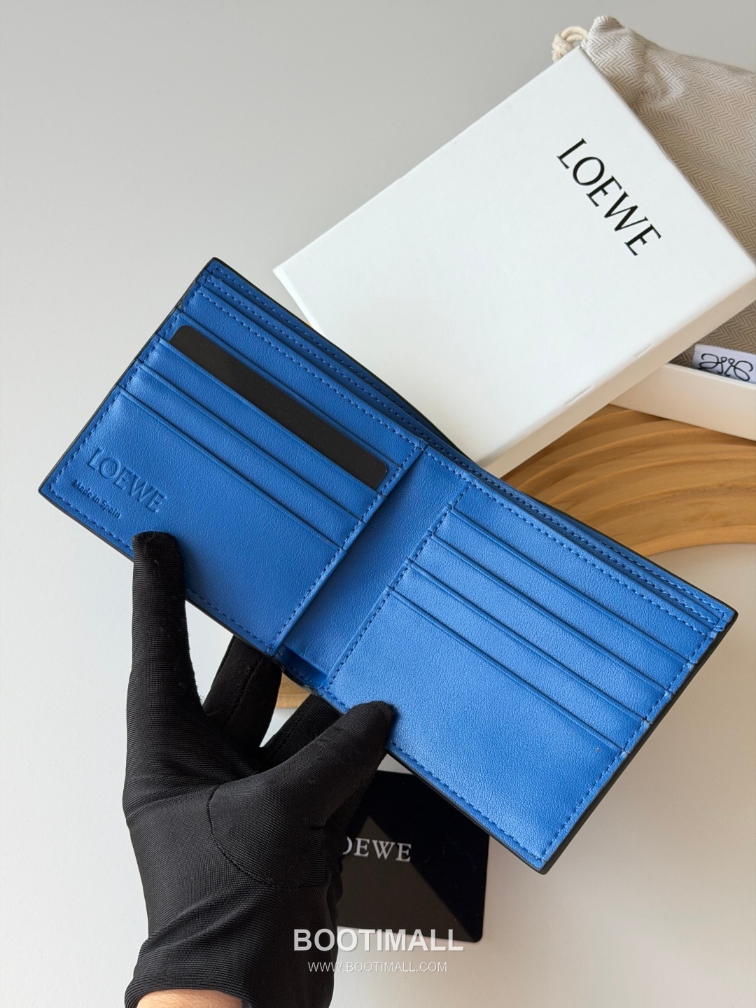 Loewe Puzzle Smooth Calfskin Bi-Fold Wallet 로에베 퍼즐 스무스 카프스킨 반지갑 L1131 11cm 6