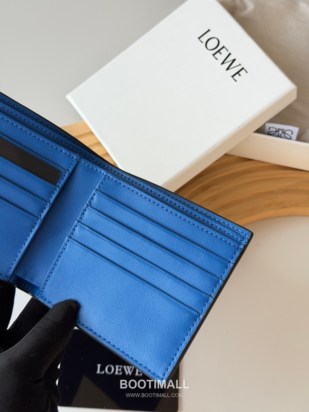 Loewe Puzzle Smooth Calfskin Bi-Fold Wallet 로에베 퍼즐 스무스 카프스킨 반지갑 L1131 11cm 8