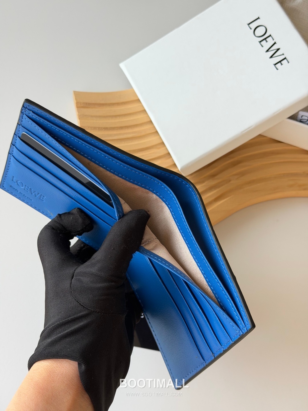 Loewe Puzzle Smooth Calfskin Bi-Fold Wallet 로에베 퍼즐 스무스 카프스킨 반지갑 L1131 11cm 9