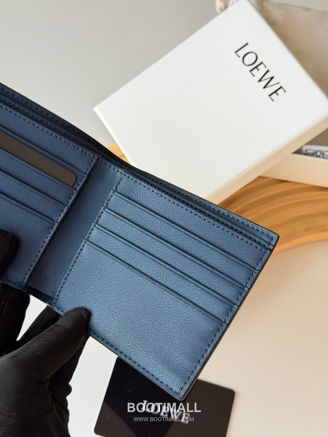 Loewe Puzzle Smooth Calfskin Bi-Fold Wallet 로에베 퍼즐 스무스 카프스킨 반지갑 L1131 11cm 7