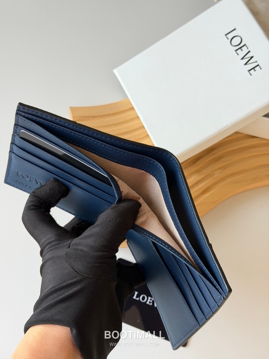 Loewe Puzzle Smooth Calfskin Bi-Fold Wallet 로에베 퍼즐 스무스 카프스킨 반지갑 L1131 11cm 8