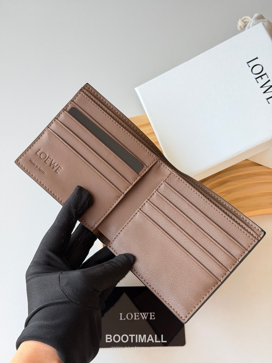 Loewe Puzzle Smooth Calfskin Bi-Fold Wallet 로에베 퍼즐 스무스 카프스킨 반지갑 L1131 11cm 6