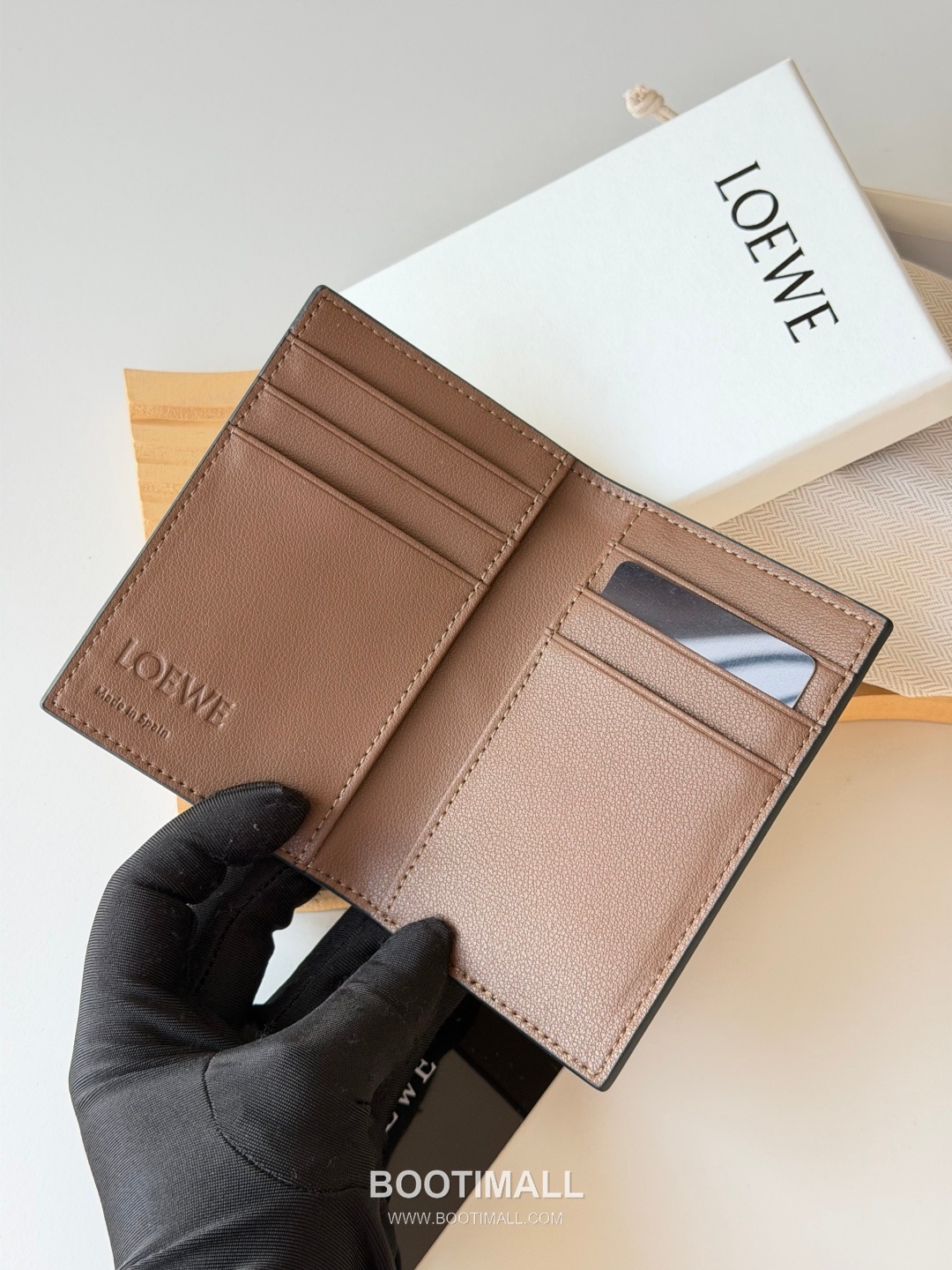Loewe Puzzle Smooth Calfskin Pocket Organizer Card Holder 로에베 퍼즐 스무스 카프스킨 포켓 오거나이저 카드지갑 L1132 11cm 6