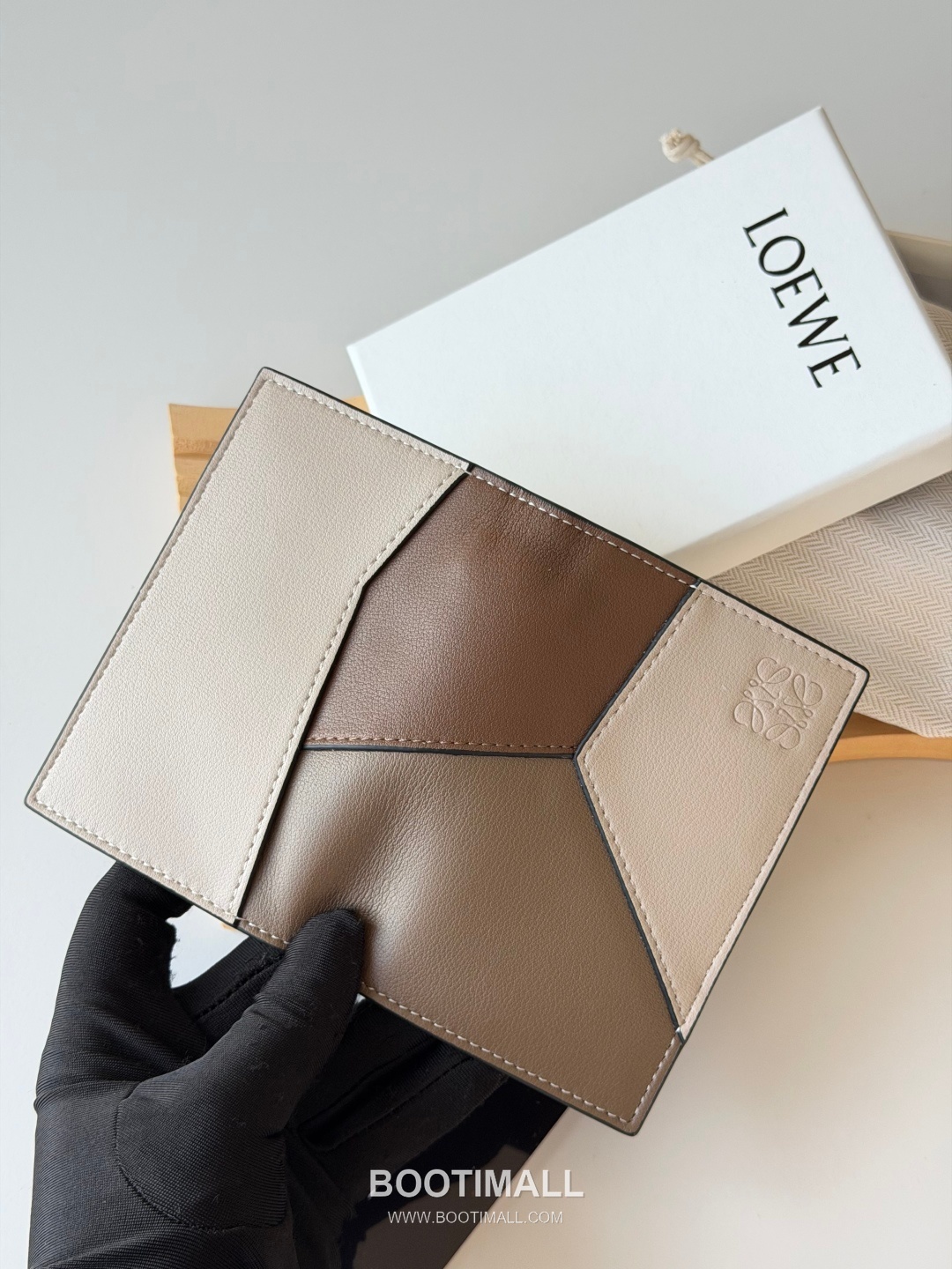 Loewe Puzzle Smooth Calfskin Pocket Organizer Card Holder 로에베 퍼즐 스무스 카프스킨 포켓 오거나이저 카드지갑 L1132 11cm 9
